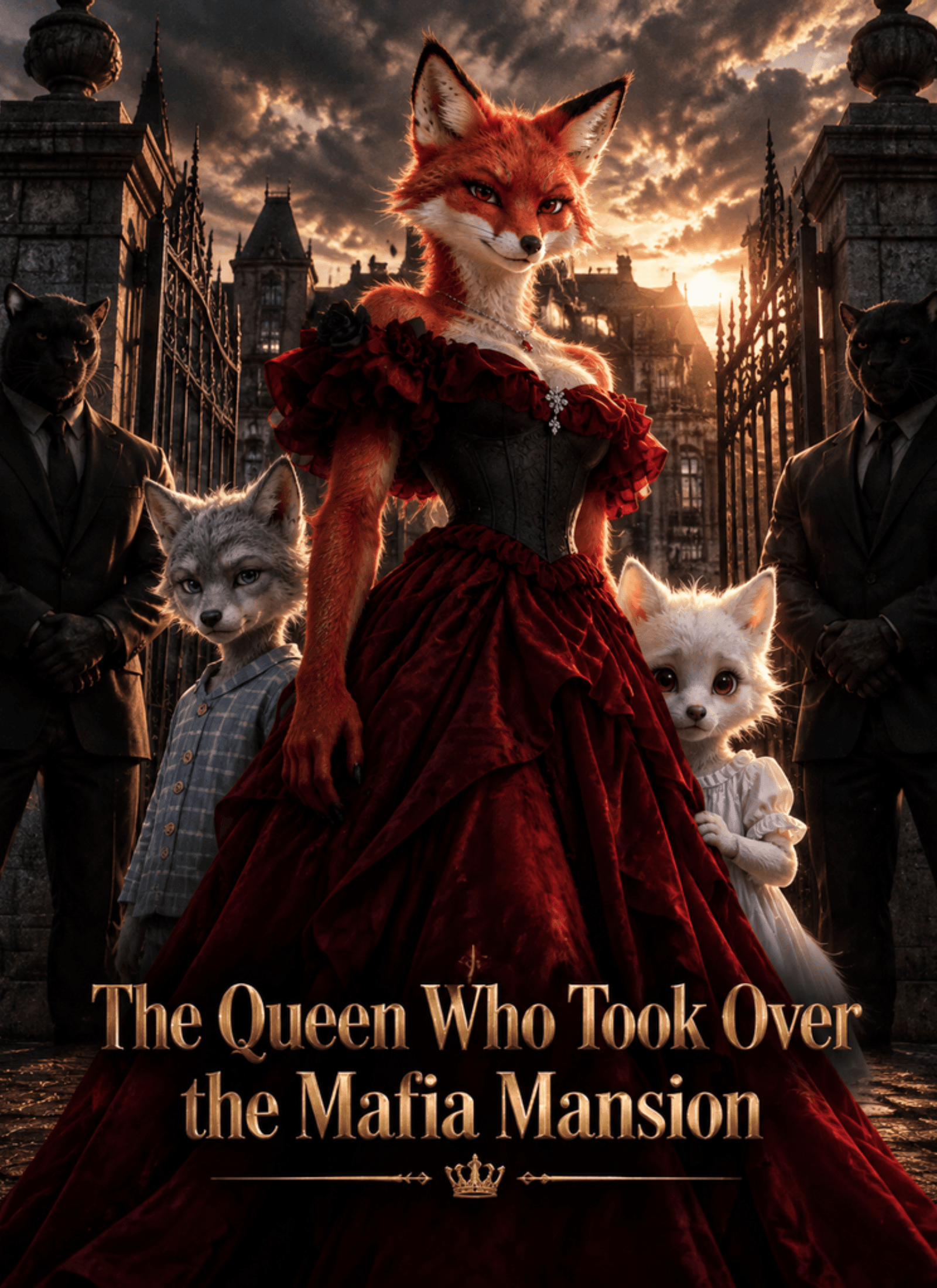 Official poster of The Queen Who Took Over the Mafia Mansion, as shown on StoryReel
