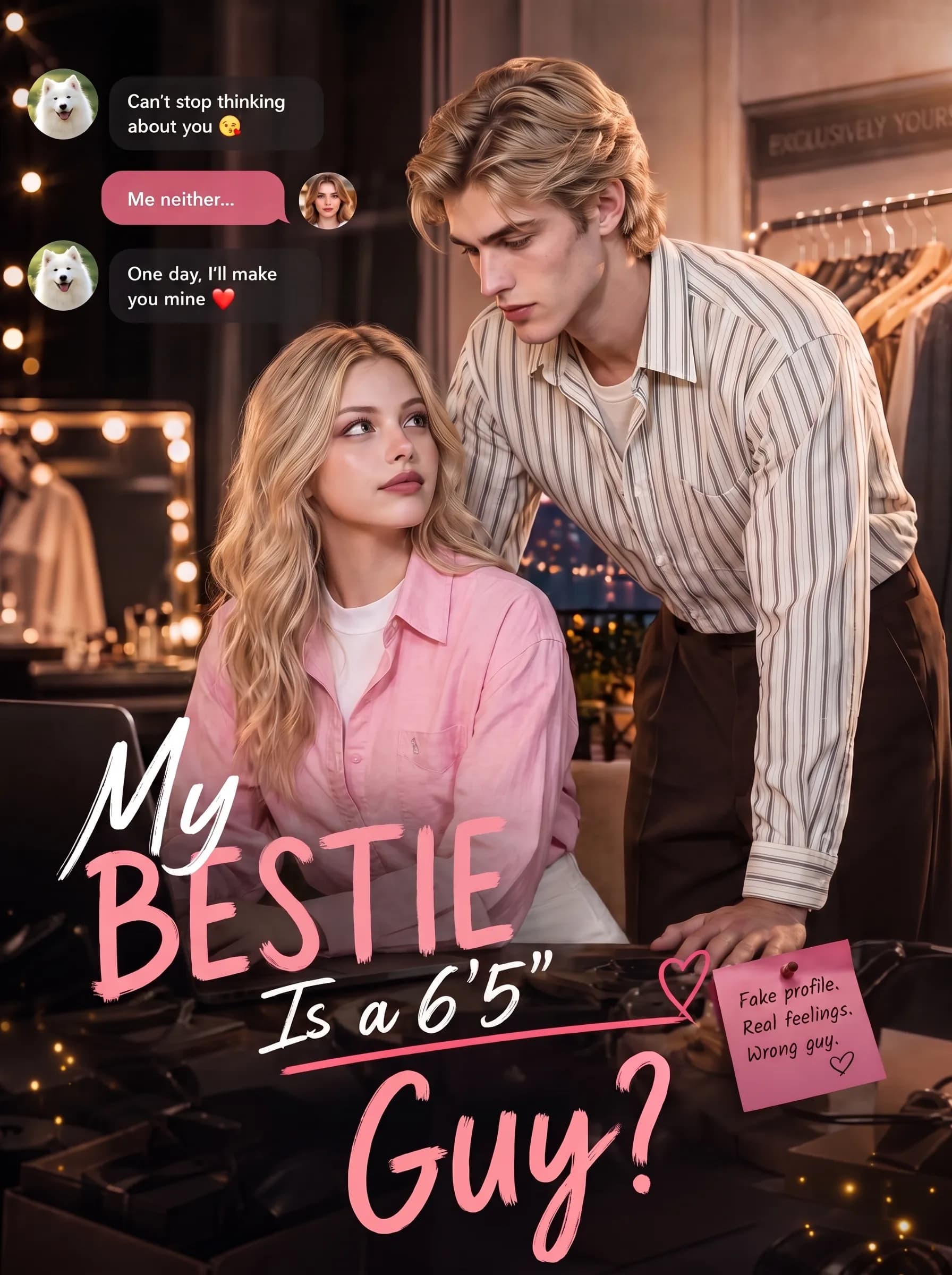 Official poster of My Bestie Is a 6'5" Guy?, as shown on StoryReel