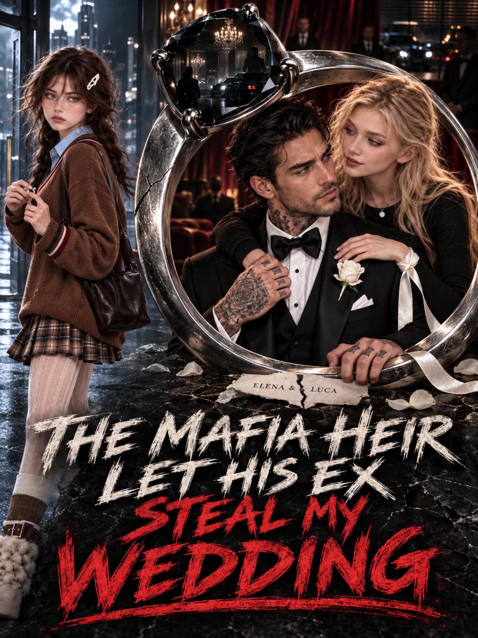 Official poster of The Mafia Heir Let His Ex Steal My Wedding, as shown on StoryReel