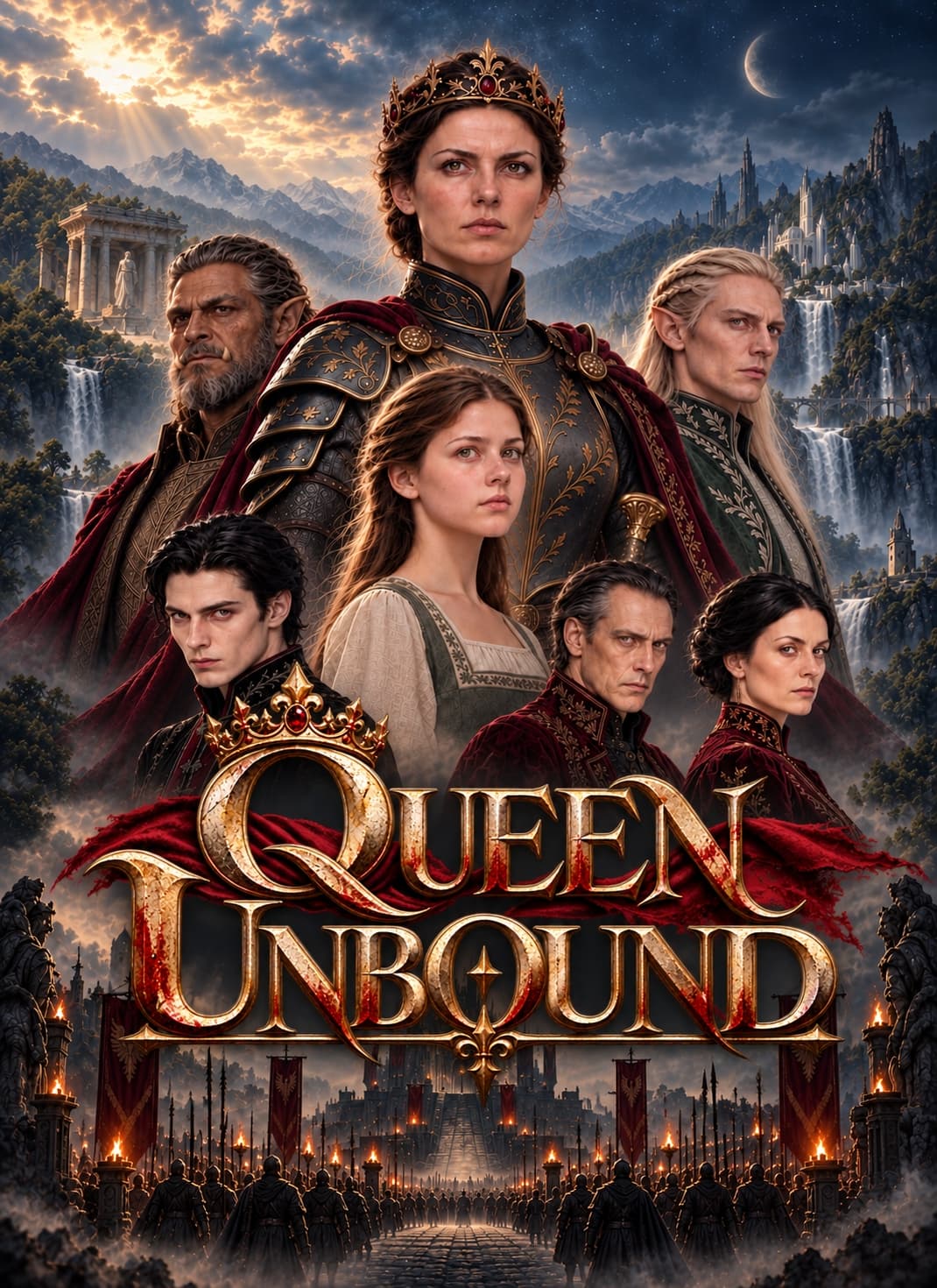 Official poster of Queen Unbound, as shown on StoryReel