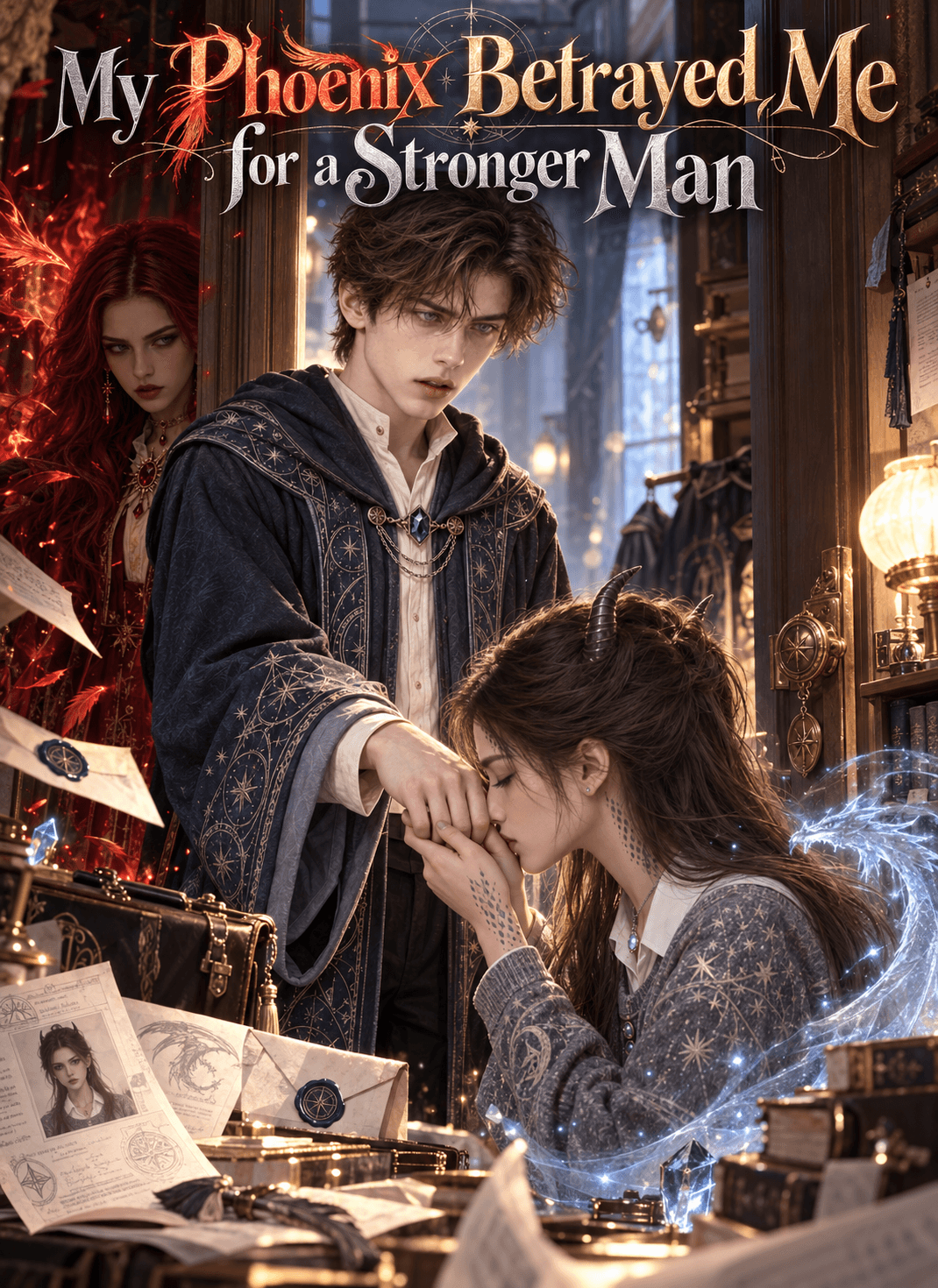 Official poster of My Phoenix Betrayed Me for a Stronger Man, as shown on StoryReel