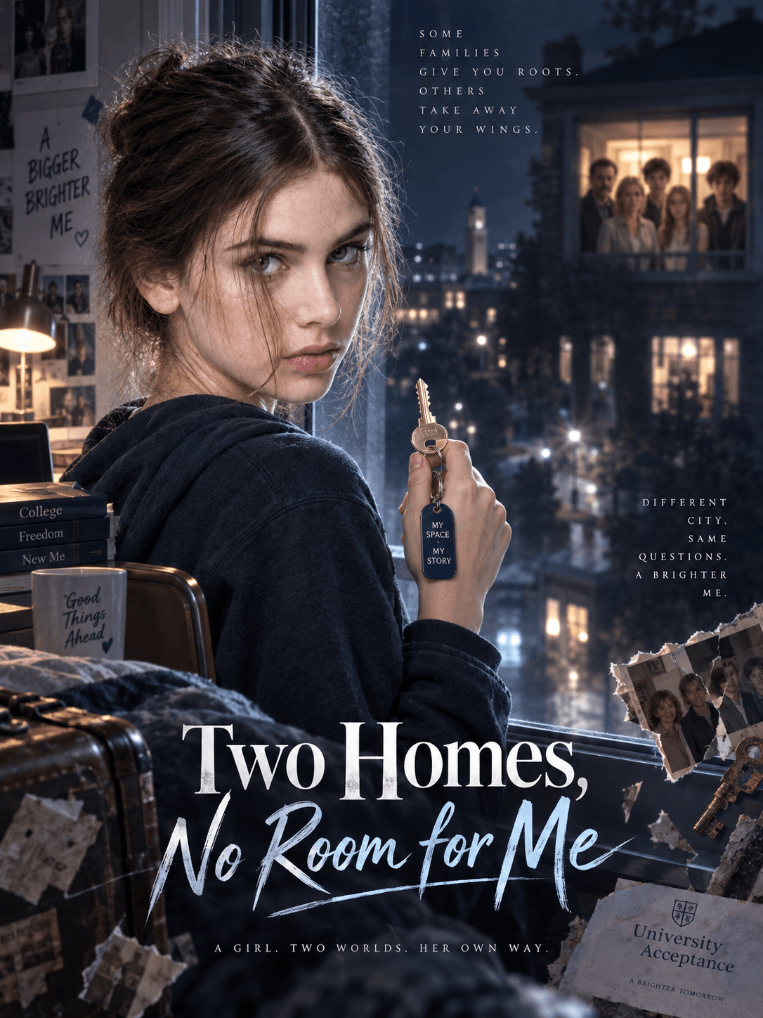 Official poster of Two Homes, No Room for Me, as shown on StoryReel