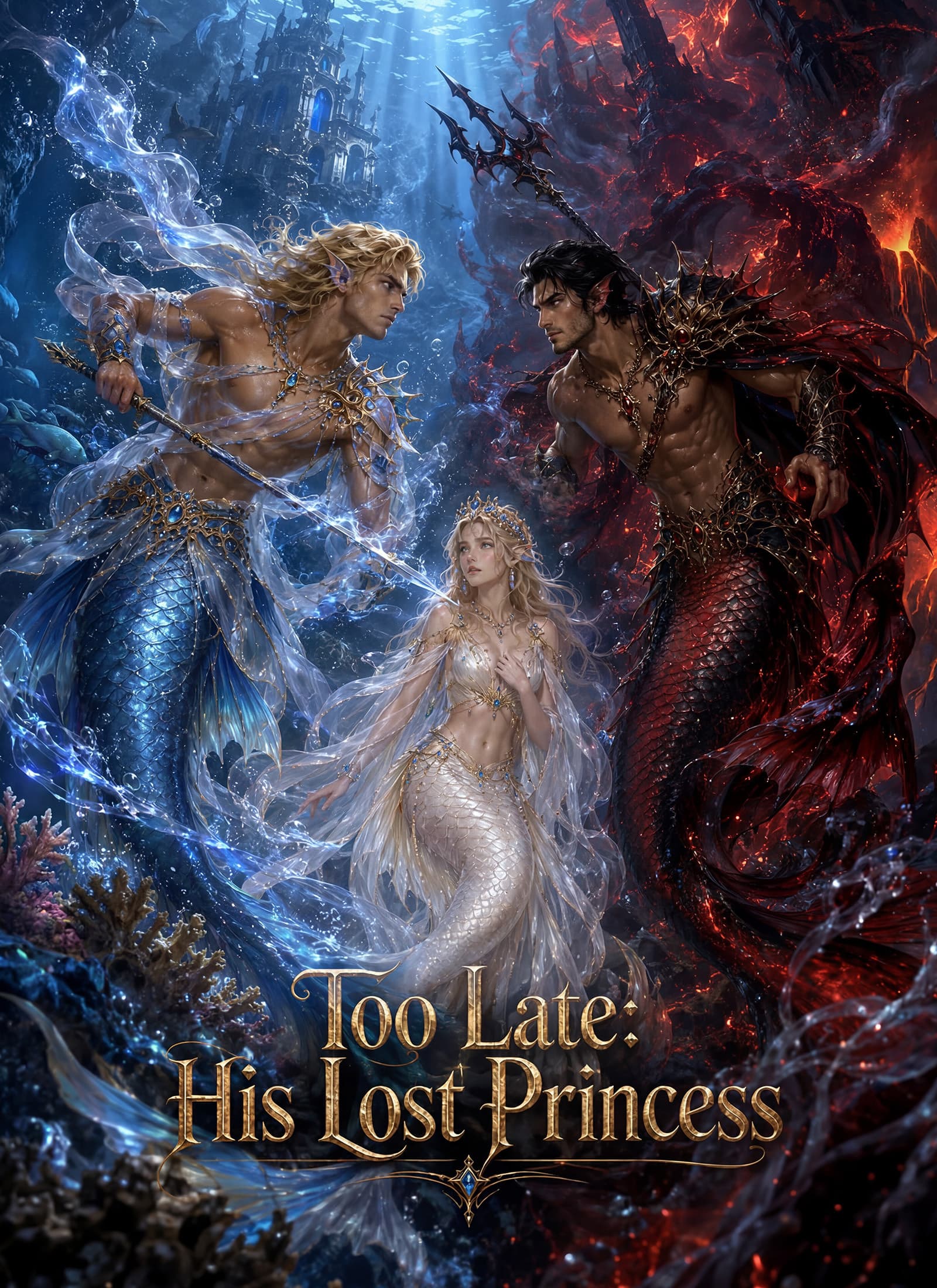 Official poster of Too Late: His Lost Princess, as shown on ShortMax