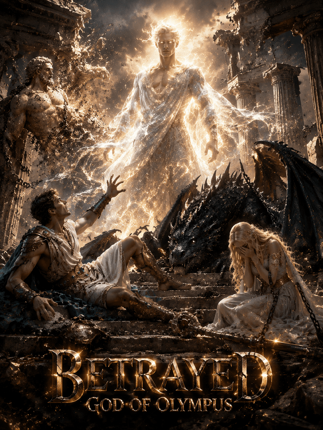 Official poster of Betrayed God of Olympus, as shown on ShortMax