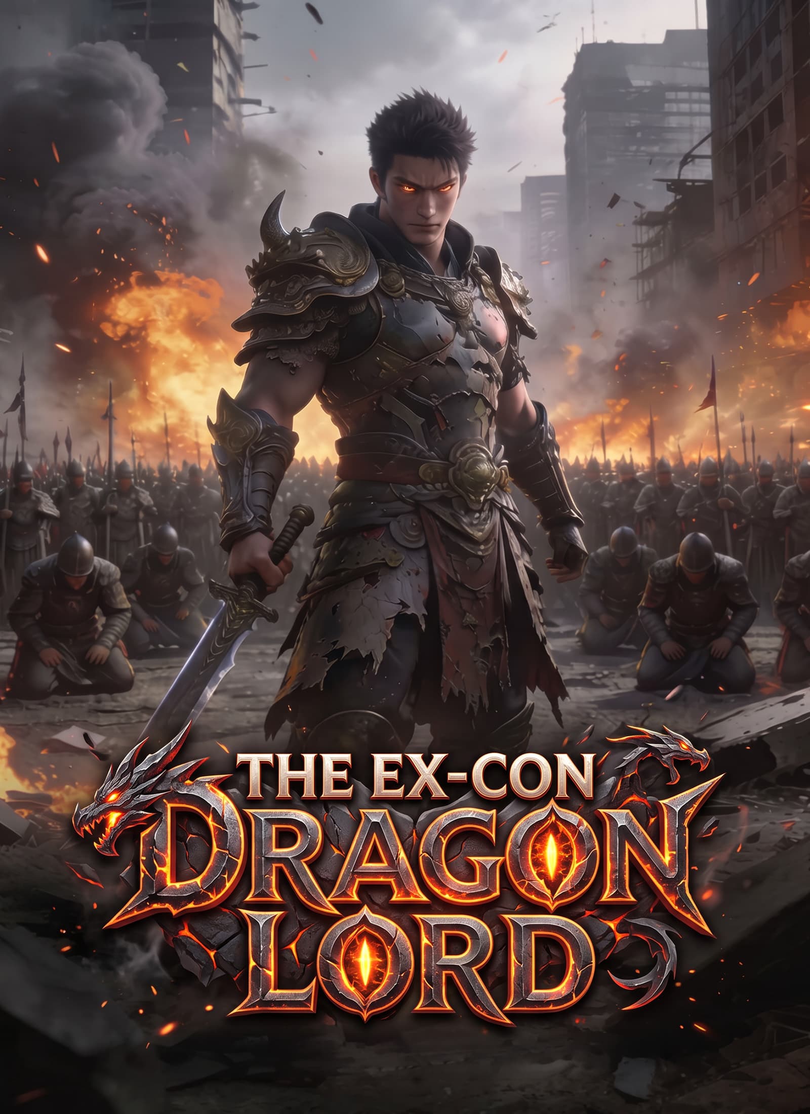 Official poster of The Ex-Con Dragon Lord, as shown on ShortMax