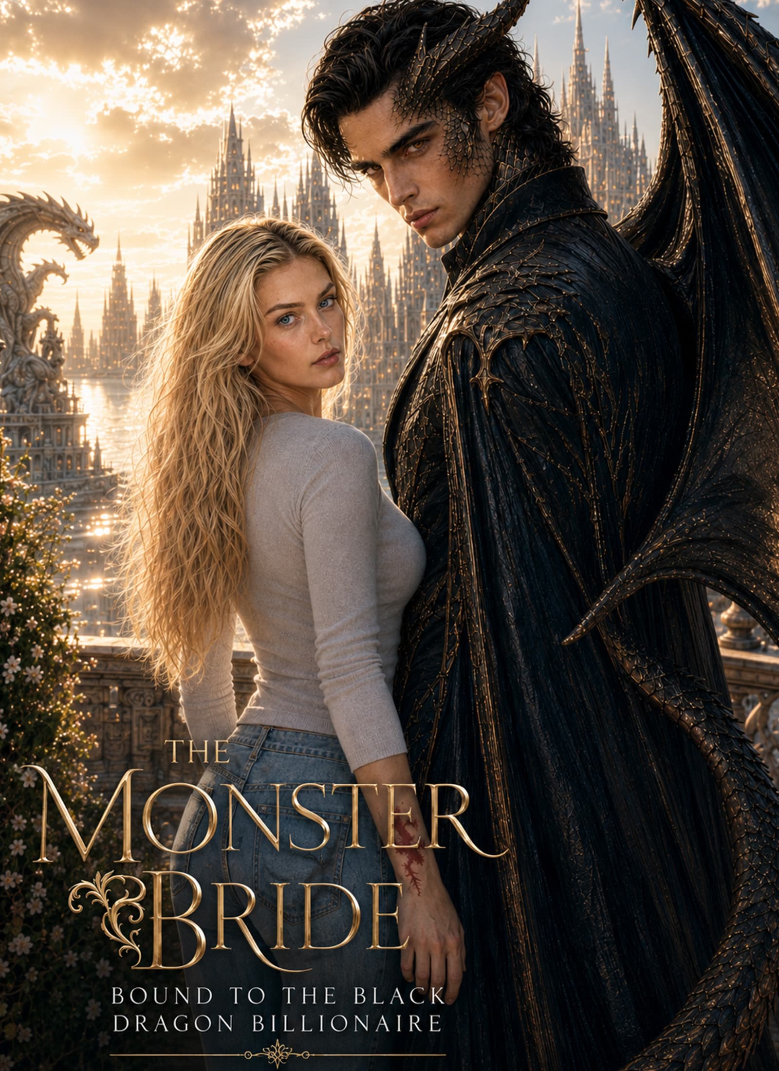 Official poster of The Monster Bride:Bound to the Black Dragon Billionaire, as shown on ShortMax