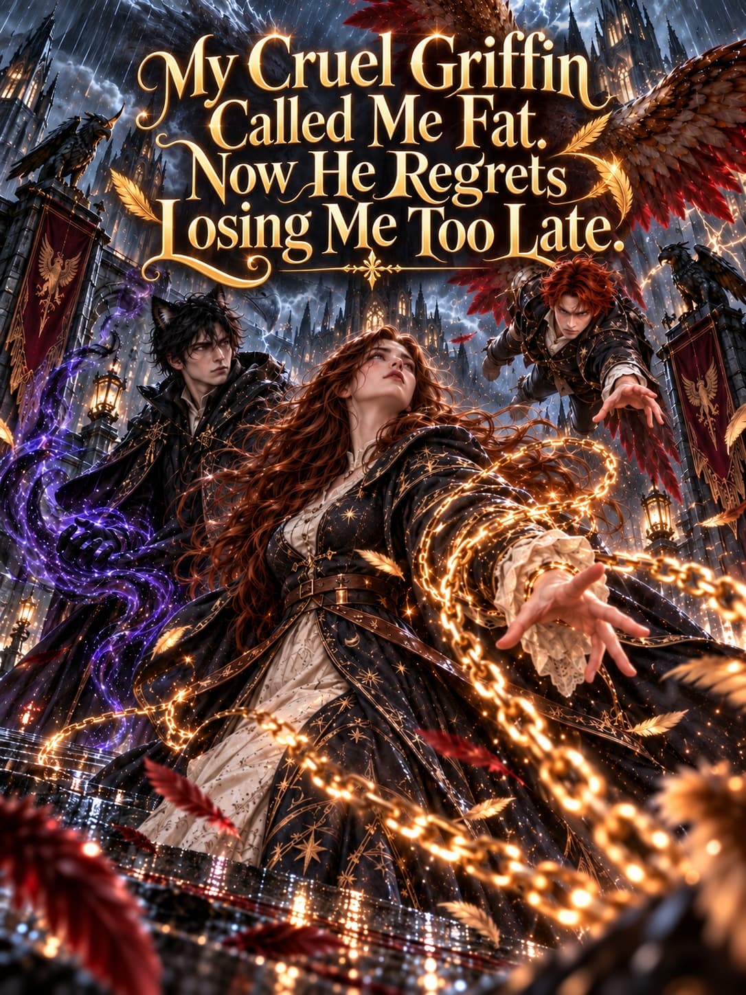 Official poster of My Cruel Griffin Called Me Fat. Now He Regrets Losing Me Too Late., as shown on ShortMax