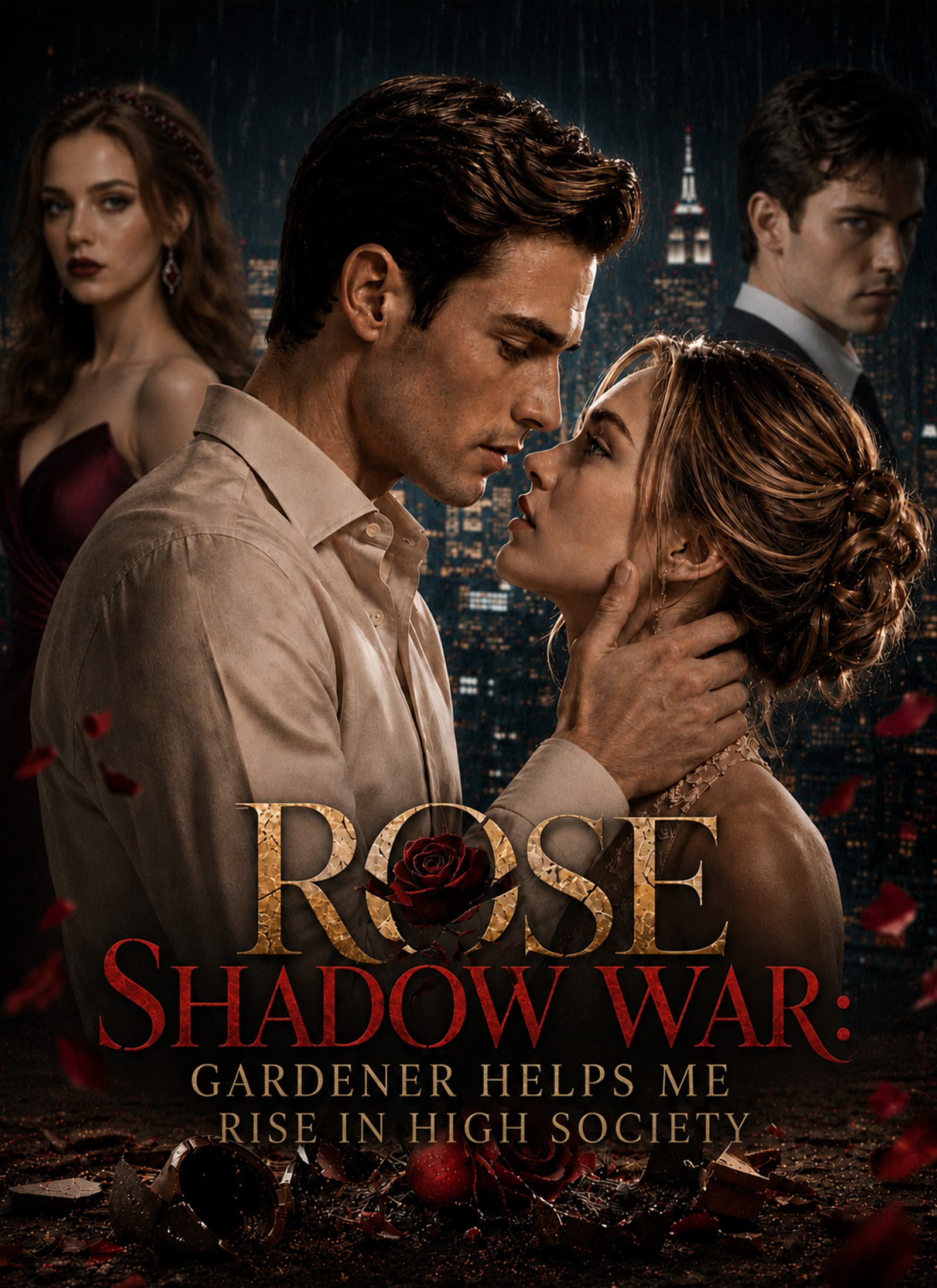 Official poster of Rose Shadow War Gardener Helps Me Rise in High Society, as shown on ShortMax