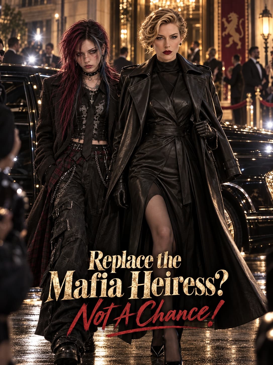 Official poster of Replace the Mafia Heiress? Not A Chance!, as shown on ShortMax