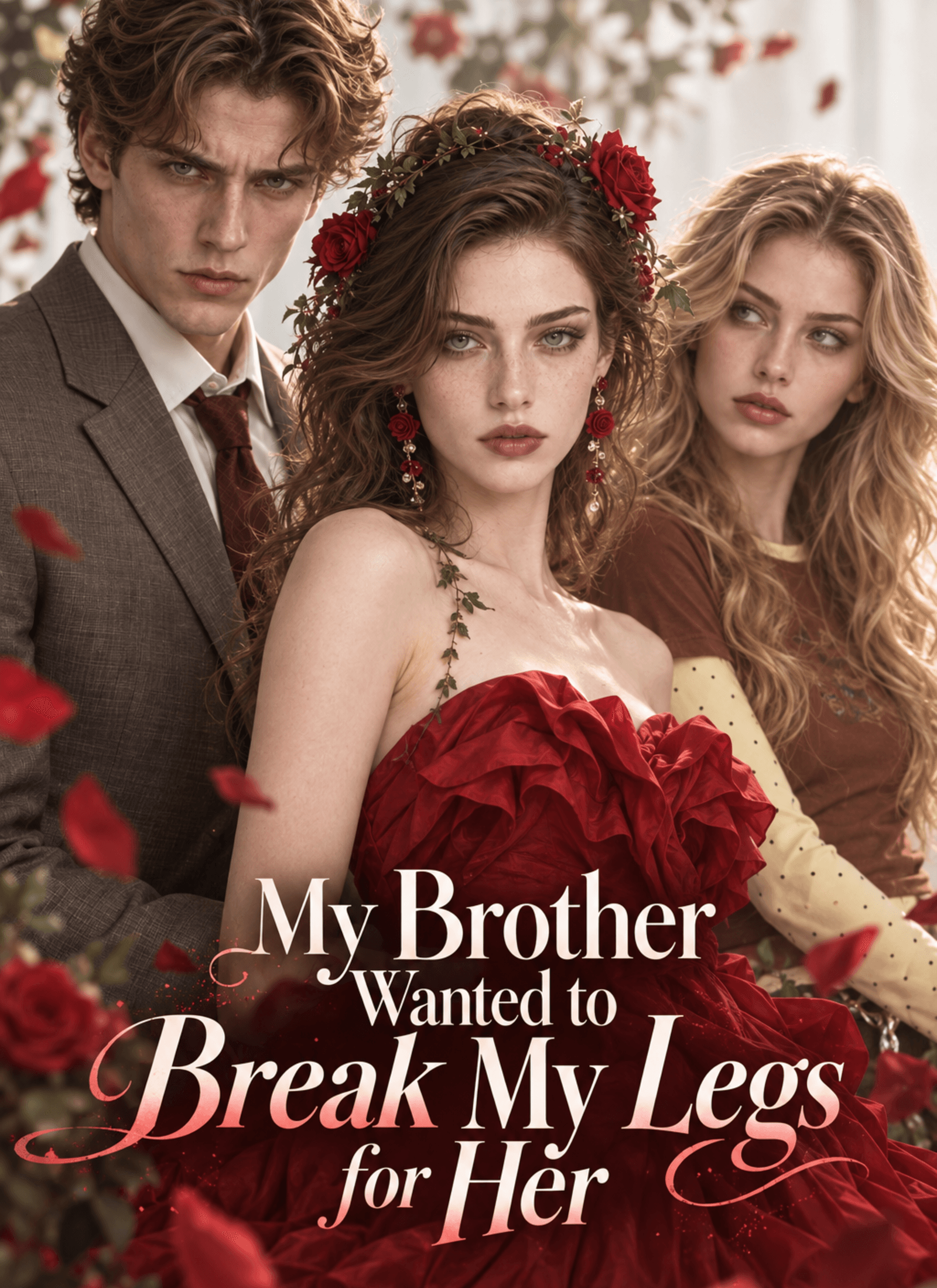 Official poster of My Brother Wanted to Break My Legs for Her?!, as shown on ShortMax