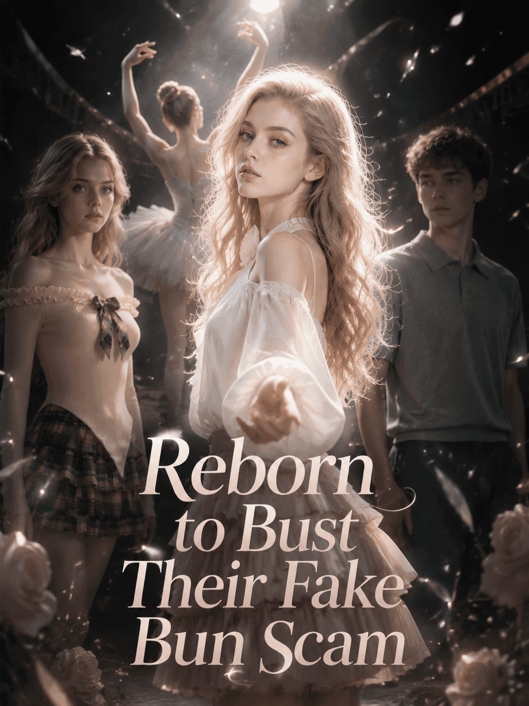 Official poster of Reborn to Bust Their Fake Bun Scam, as shown on VibeShort