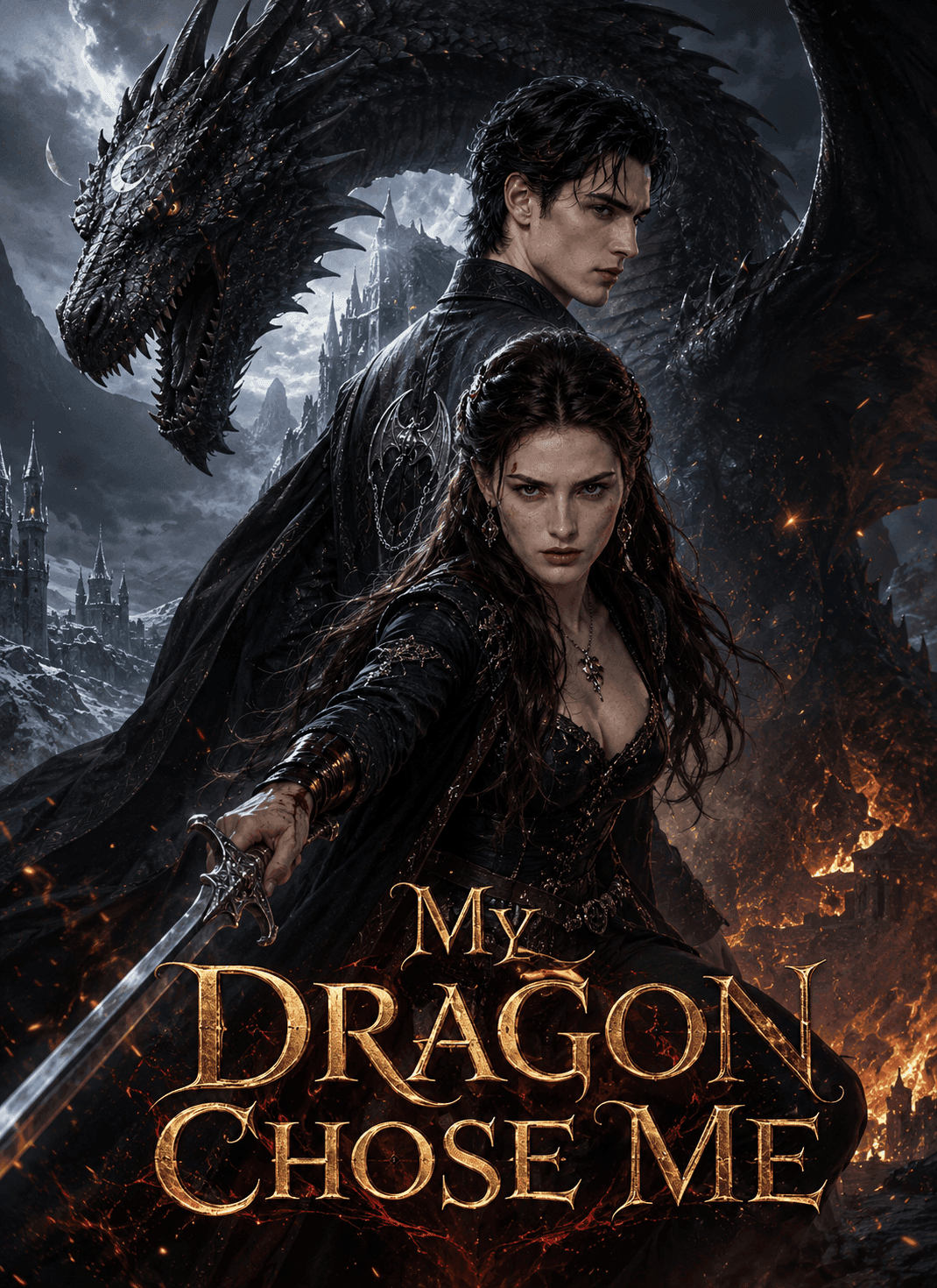 Official poster of My Dragon Chose Me, as shown on VibeShort