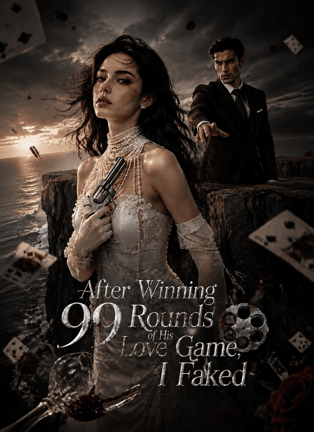 Official poster of After Winning 99 Rounds of His Love Game, I Faked My Death and Left, as shown on VibeShort