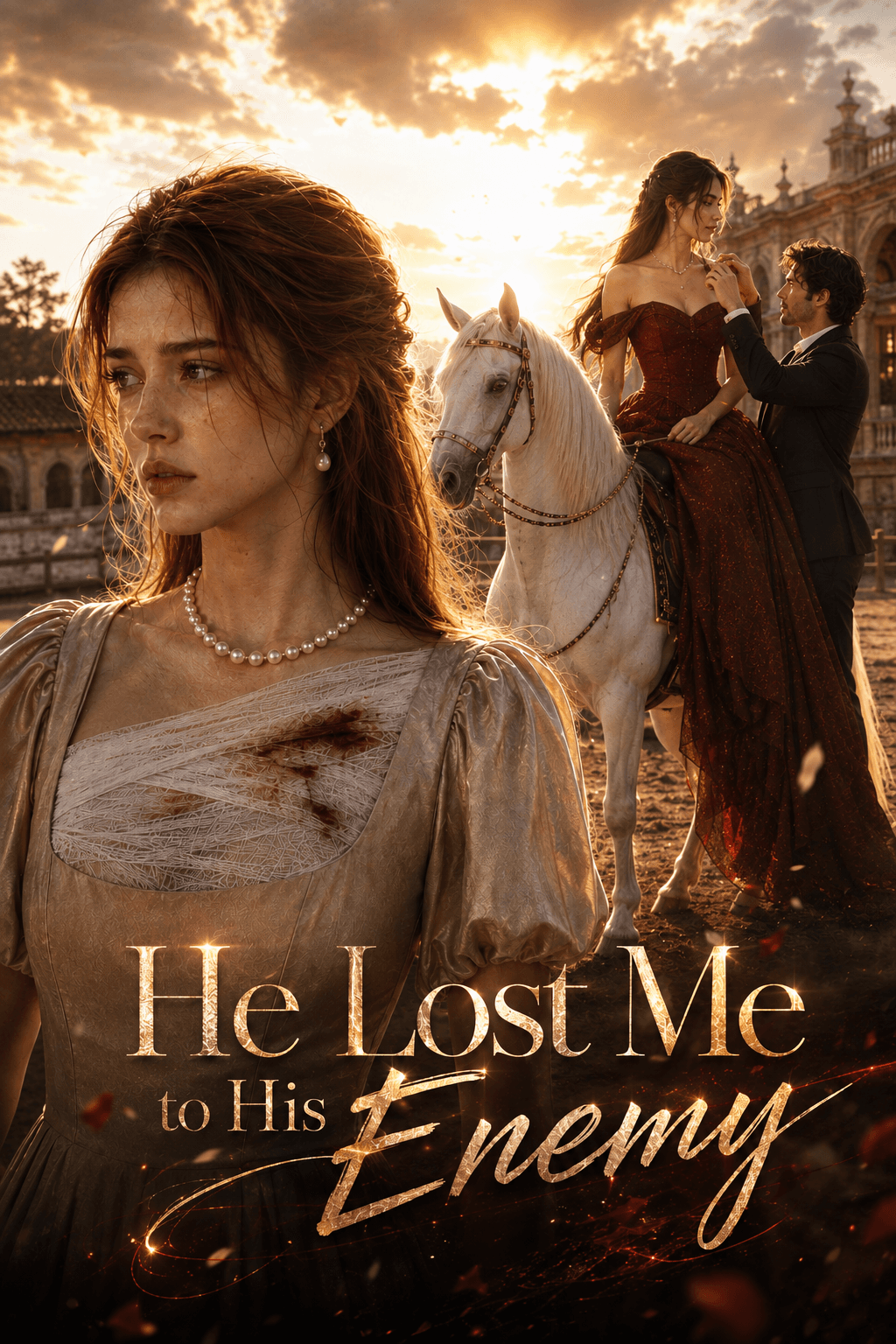 Official poster of He Lost Me to His Enemy, as shown on VibeShort