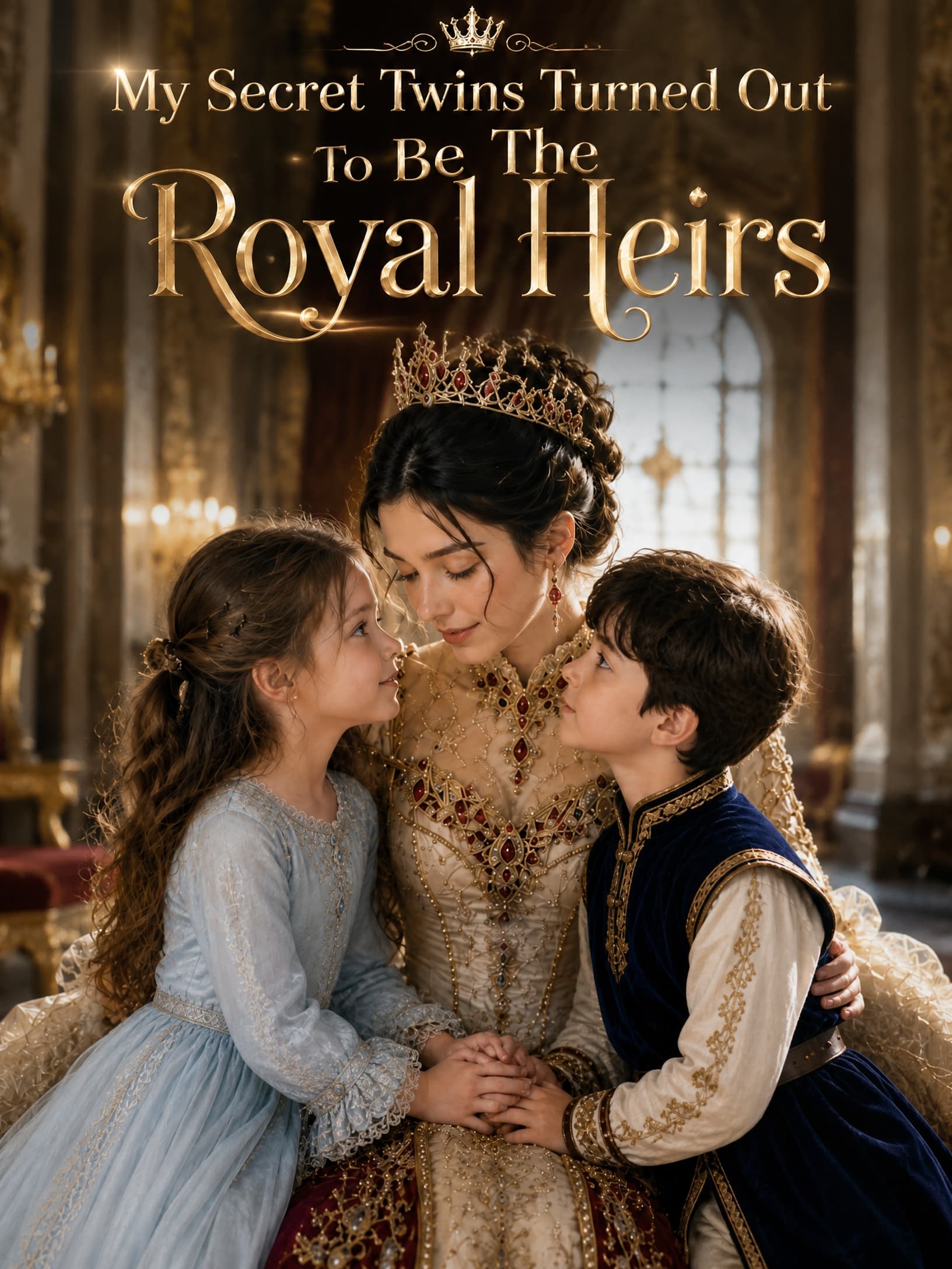 Official poster of My Secret Twins Turned Out To Be The Royal Heirs, as shown on VibeShort