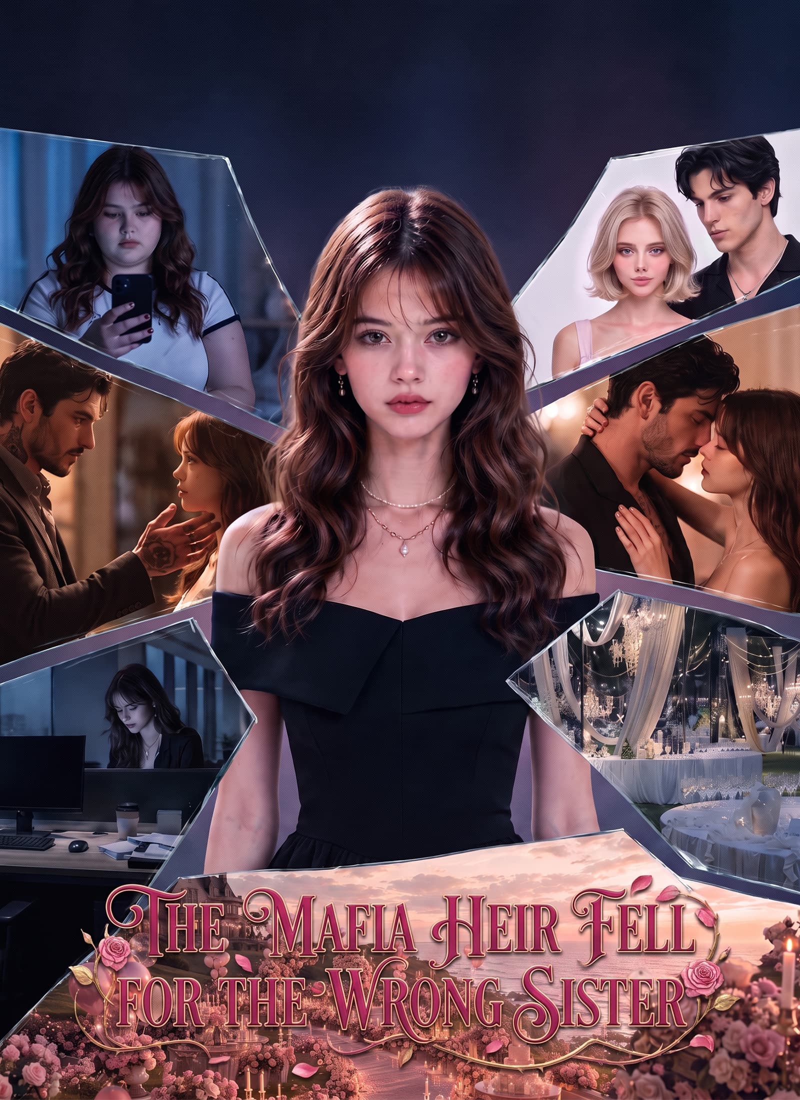 Official poster of The Mafia Heir Fell for the Wrong Sister, as shown on VibeShort