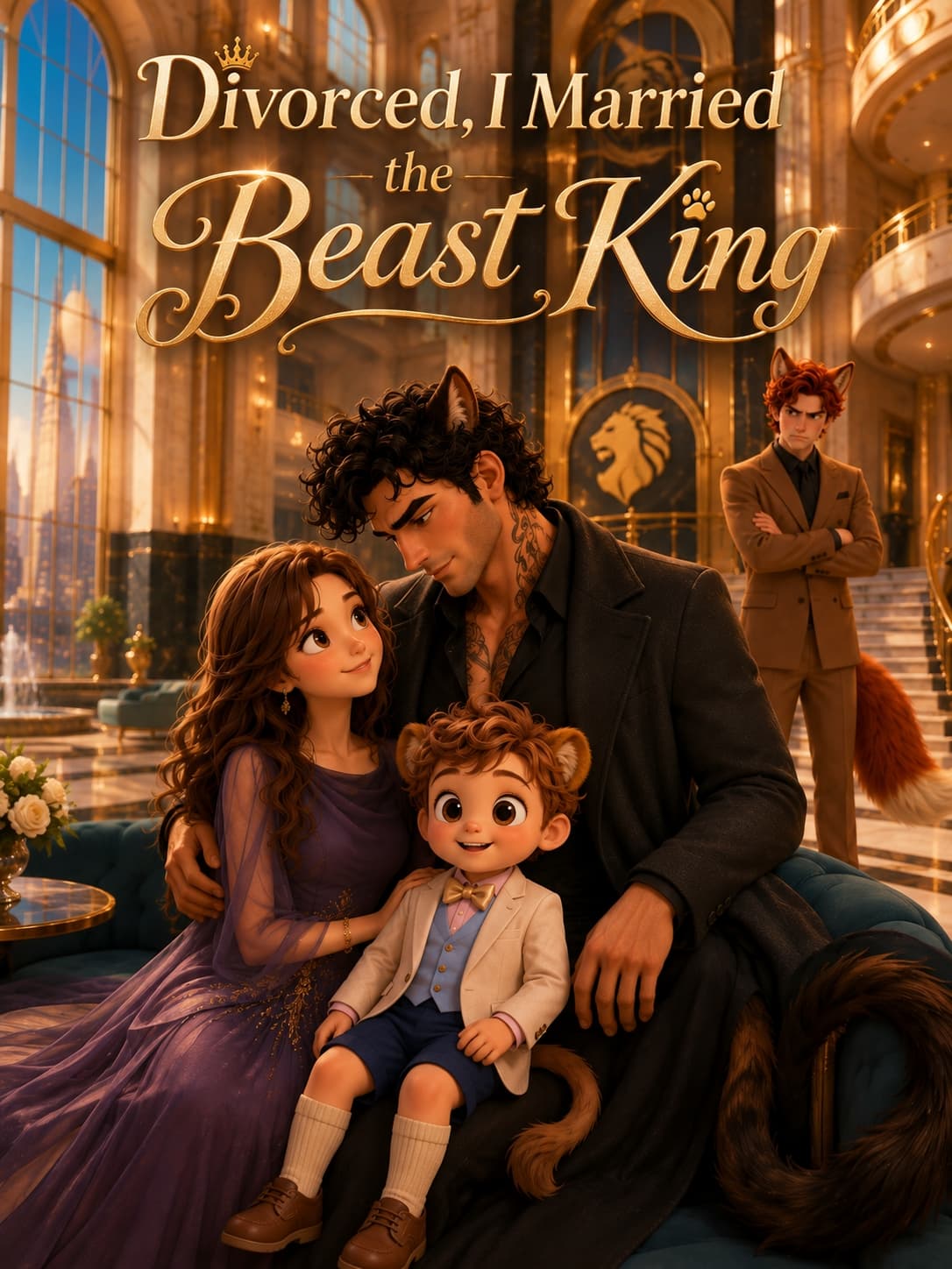 Official poster of Divorced, I Married the Beast King, as shown on VibeShort