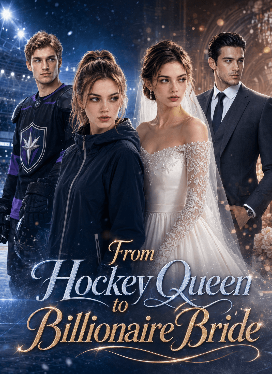Official poster of From Hockey Queen to Billionaire Bride, as shown on VibeShort
