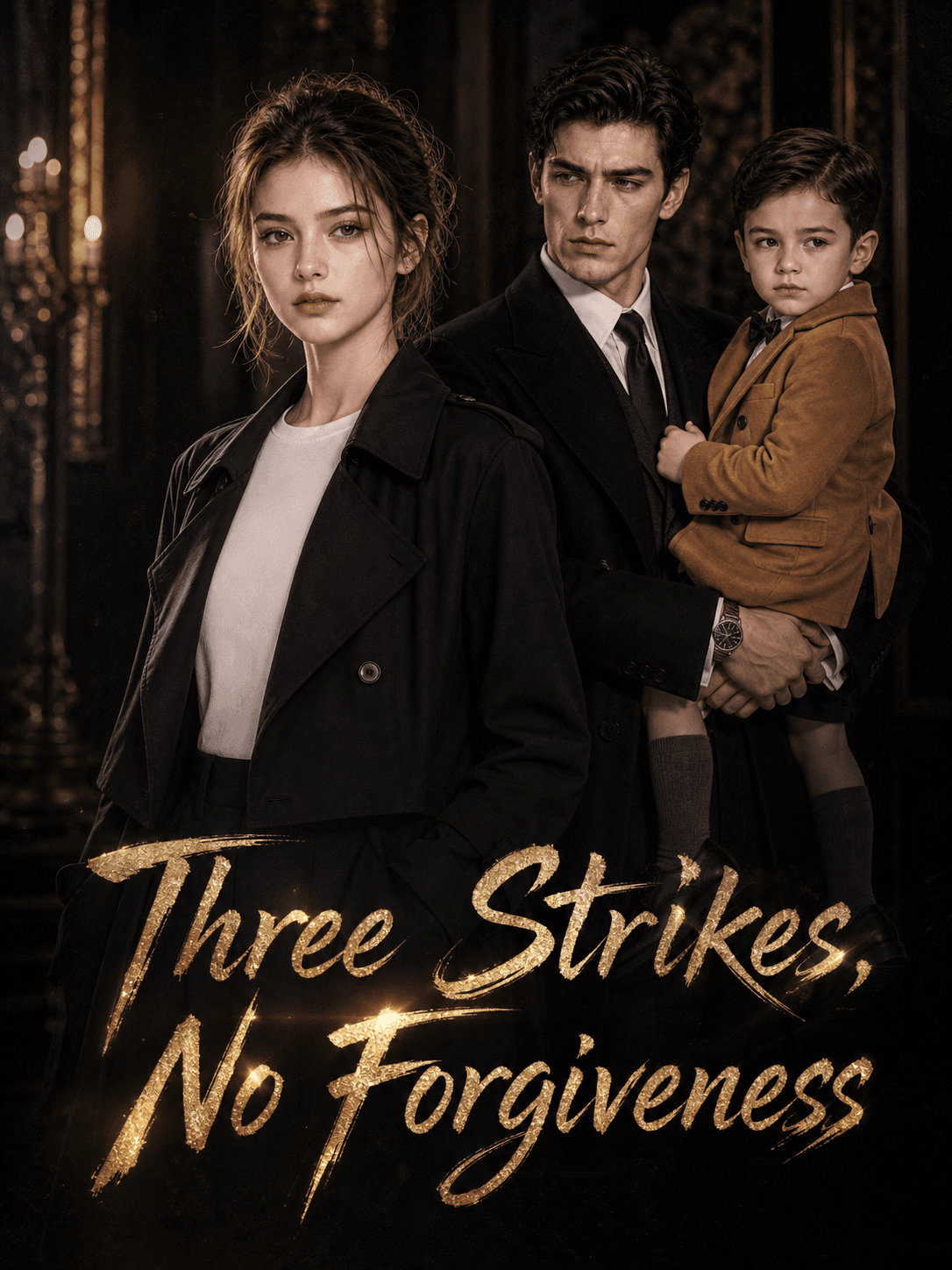 Official poster of Three Strikes, No Forgiveness, as shown on VibeShort
