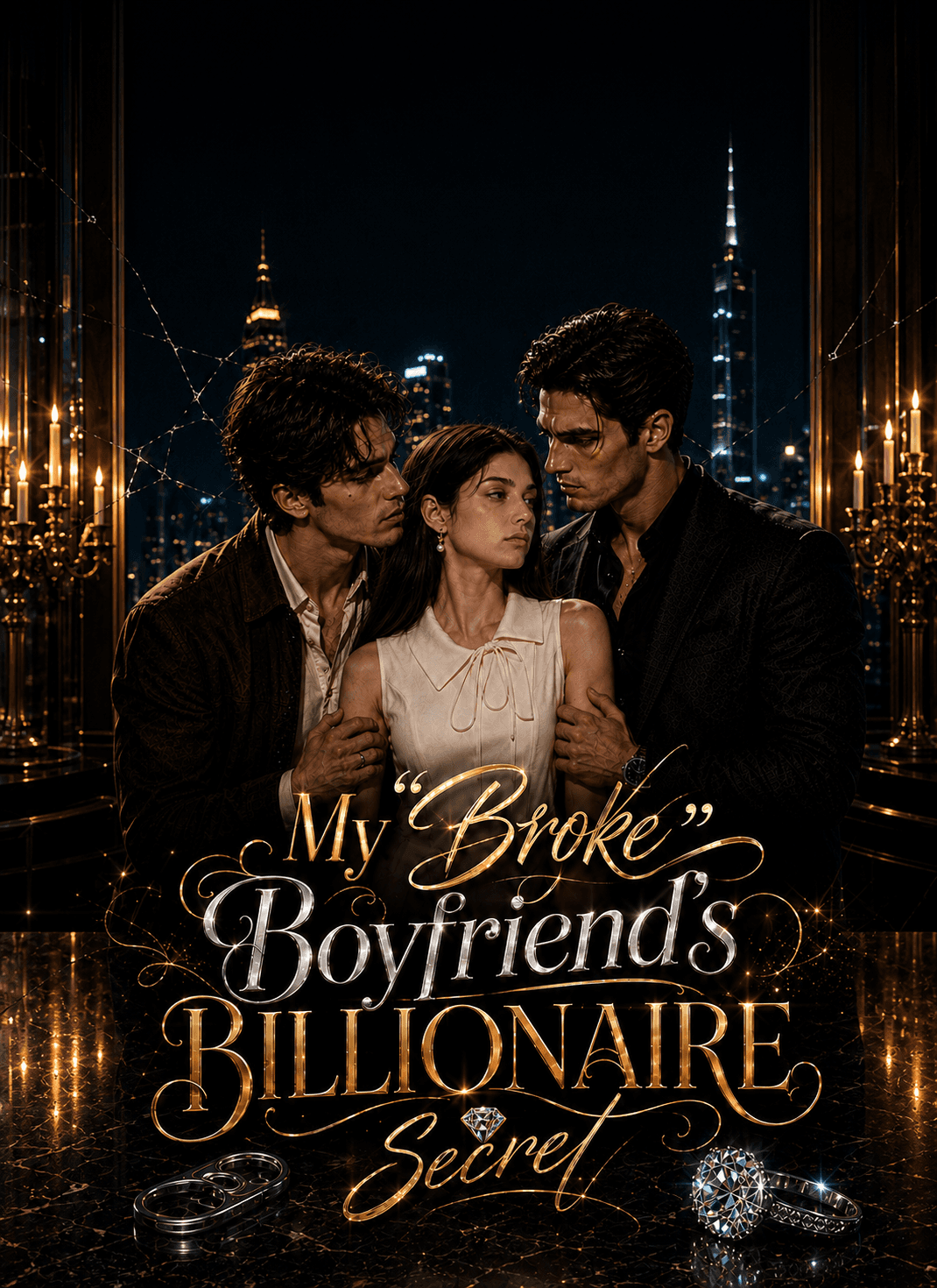 Official poster of My "Broke" Boyfriend's Billionaire Secret\ A Soda Tab for Me, A Diamond for Her, as shown on VibeShort