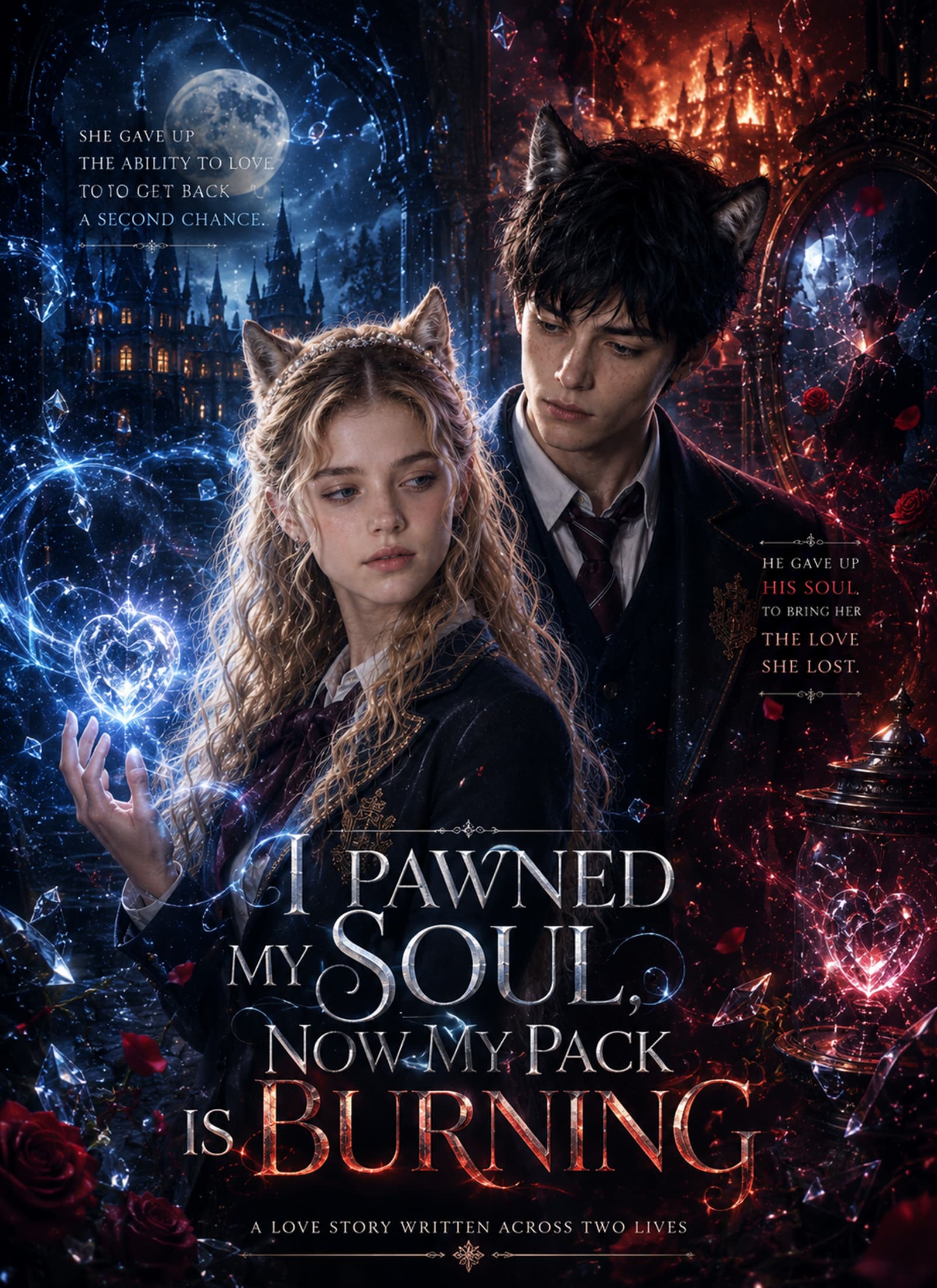 Official poster of I Pawned My Soul, Now My Pack Is Burning, as shown on VibeShort