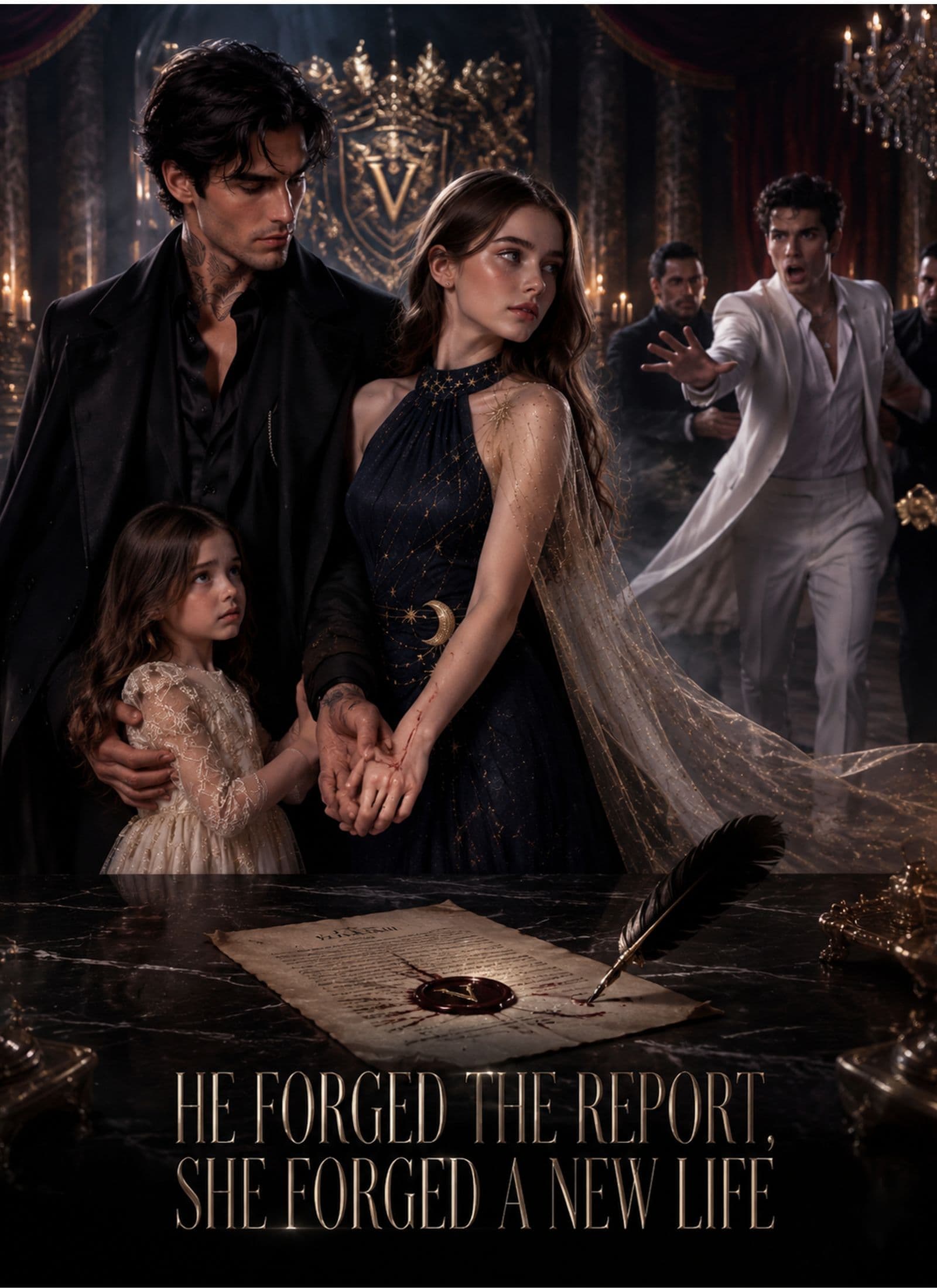 Official poster of He Forged the Report, She Forged a New Life, as shown on VibeShort
