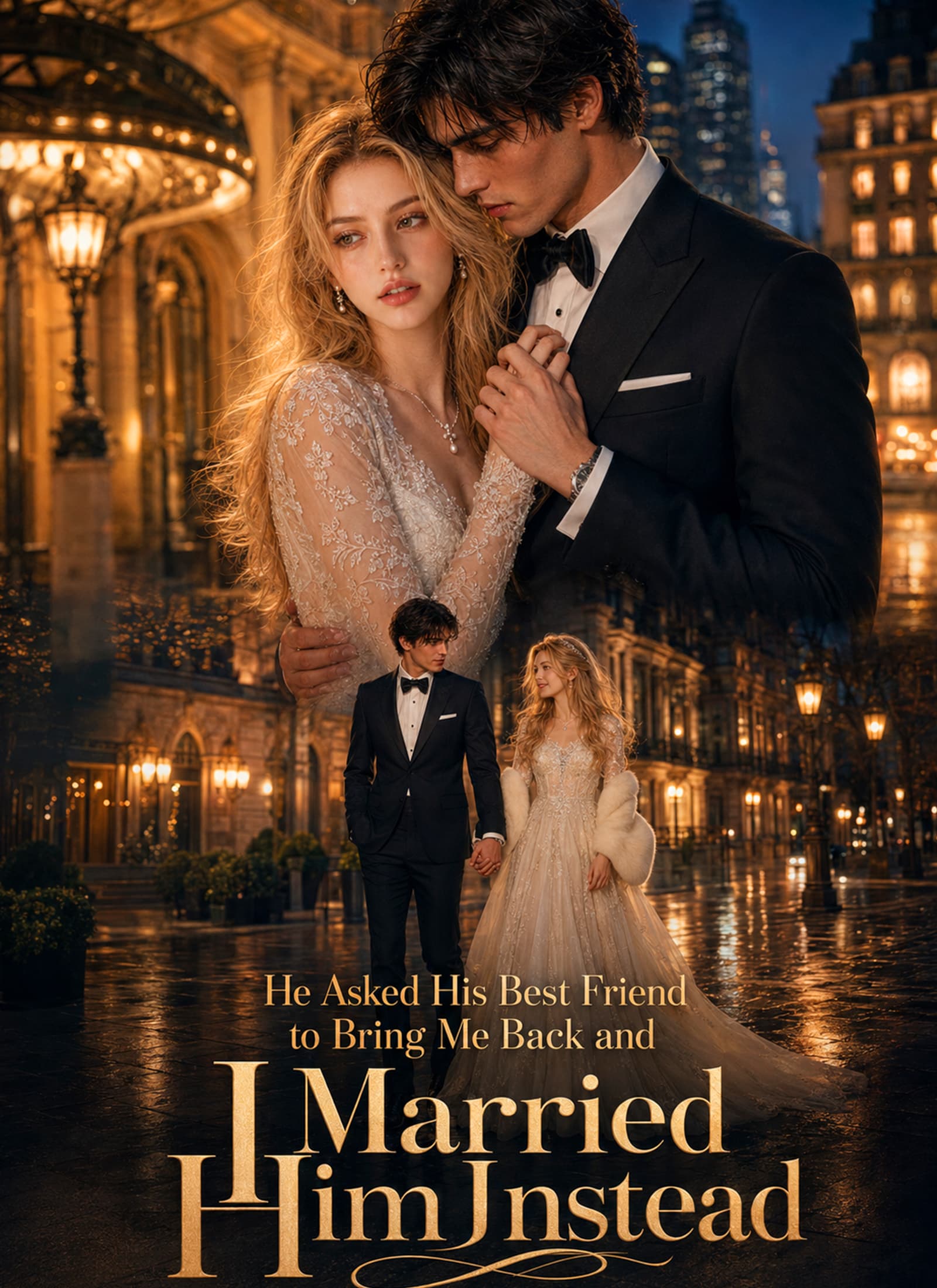Official poster of He Asked His Best Friend to Bring Me Back and I Married Him Instead, as shown on VibeShort