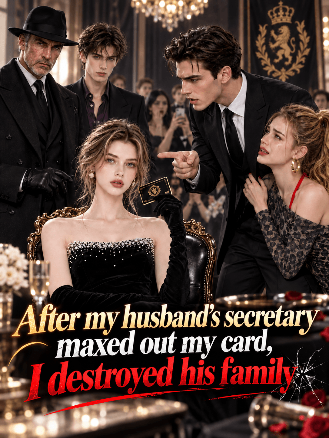 Official poster of After my husband's secretary maxed out my card, I destroyed his family, as shown on VibeShort