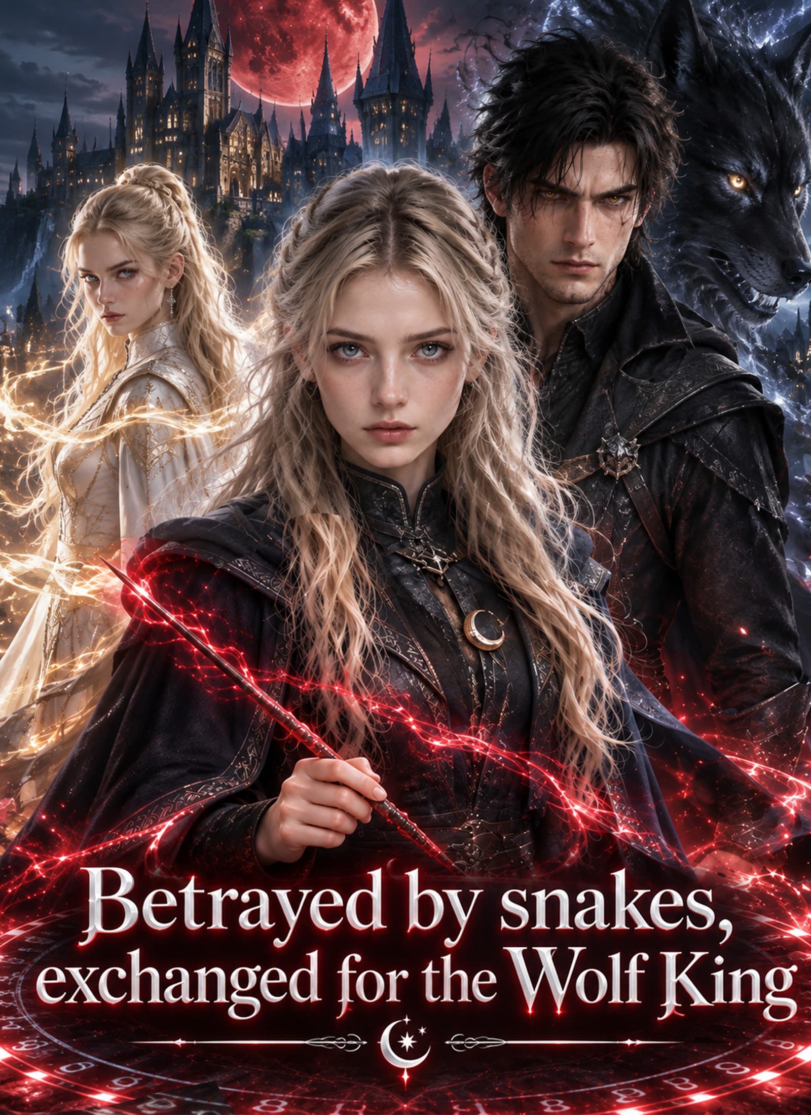 Official poster of Betrayed by snakes, exchanged for the Wolf King, as shown on VibeShort