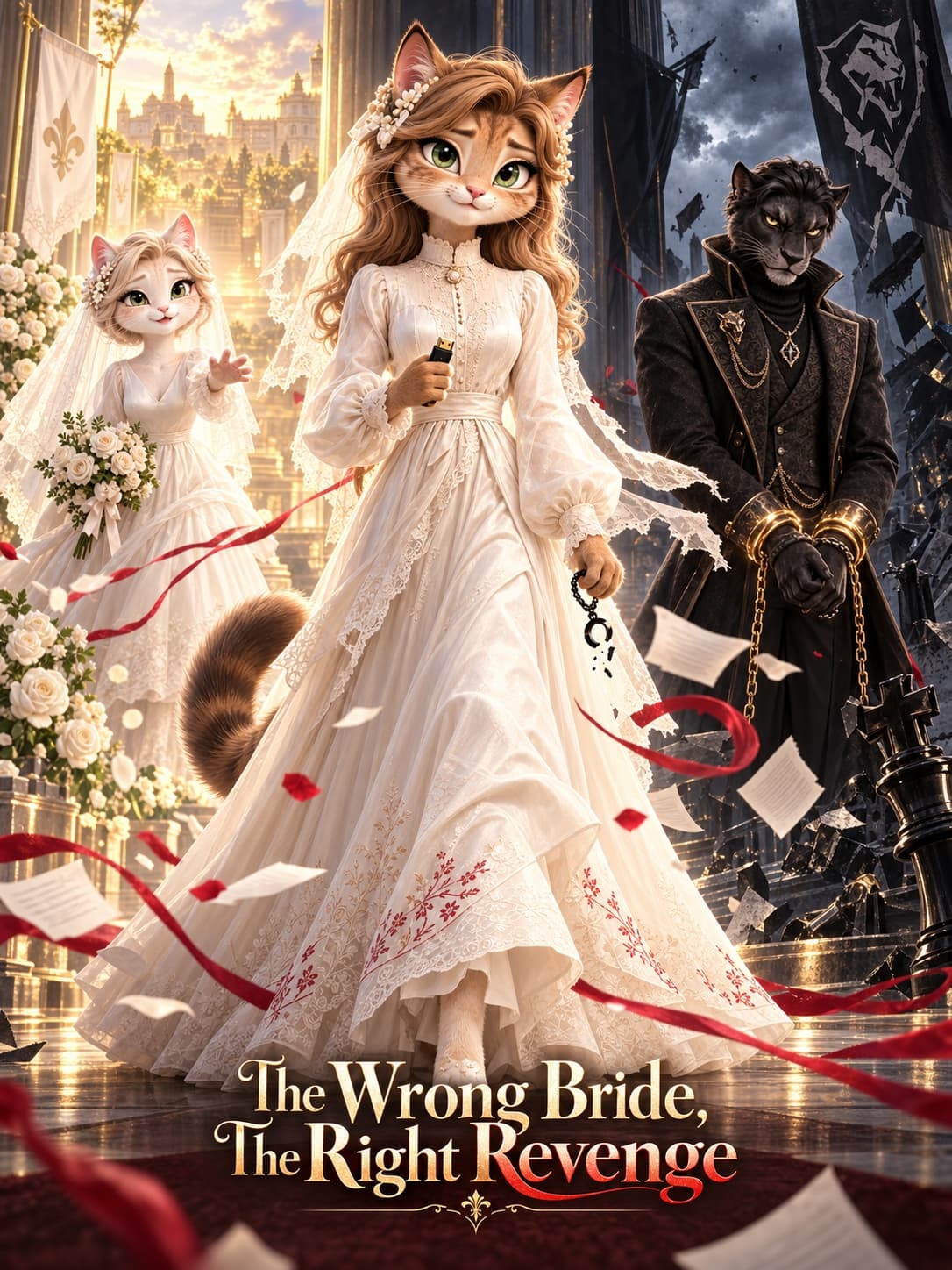 Official poster of The Wrong Bride, The Right Revenge, as shown on VibeShort