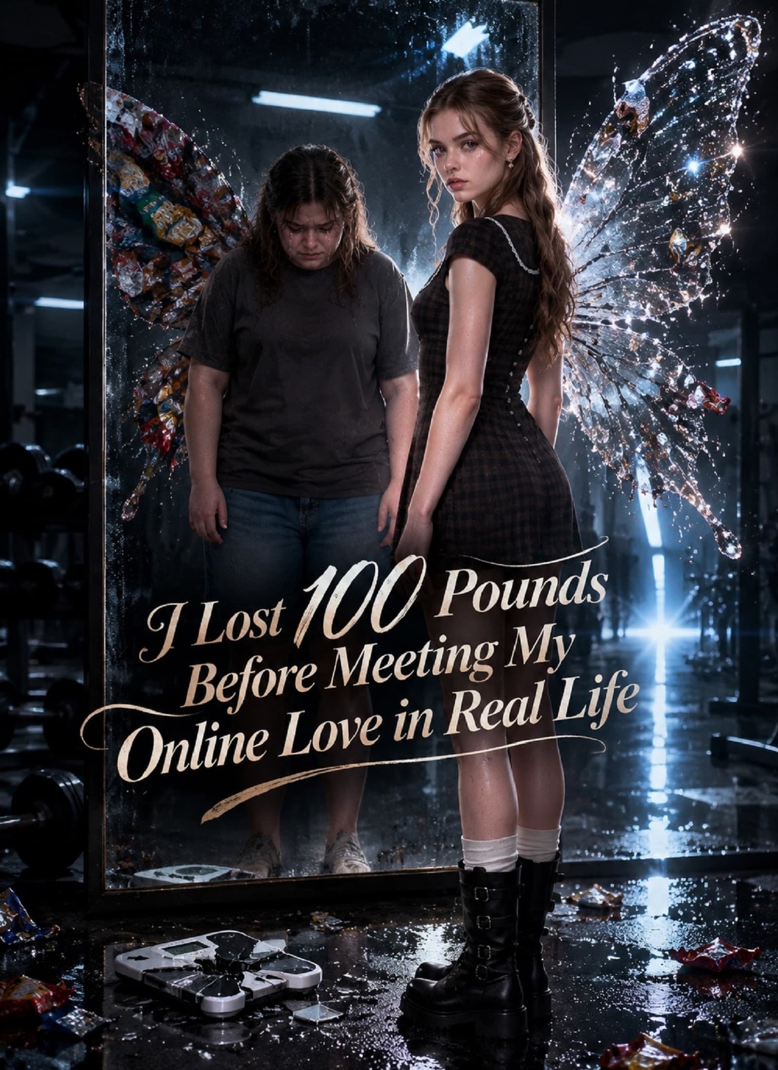 Official poster of I Lost 100 Pounds Before Meeting My Online Love in Real Life, as shown on VibeShort