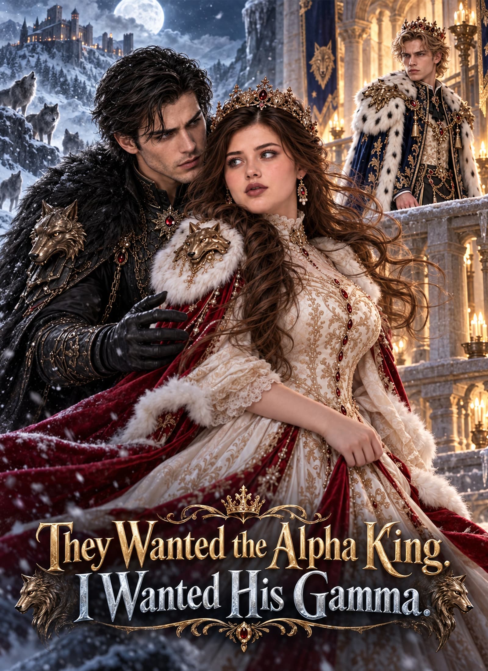Official poster of They Wanted the Alpha King. I Wanted His Gamma., as shown on VibeShort