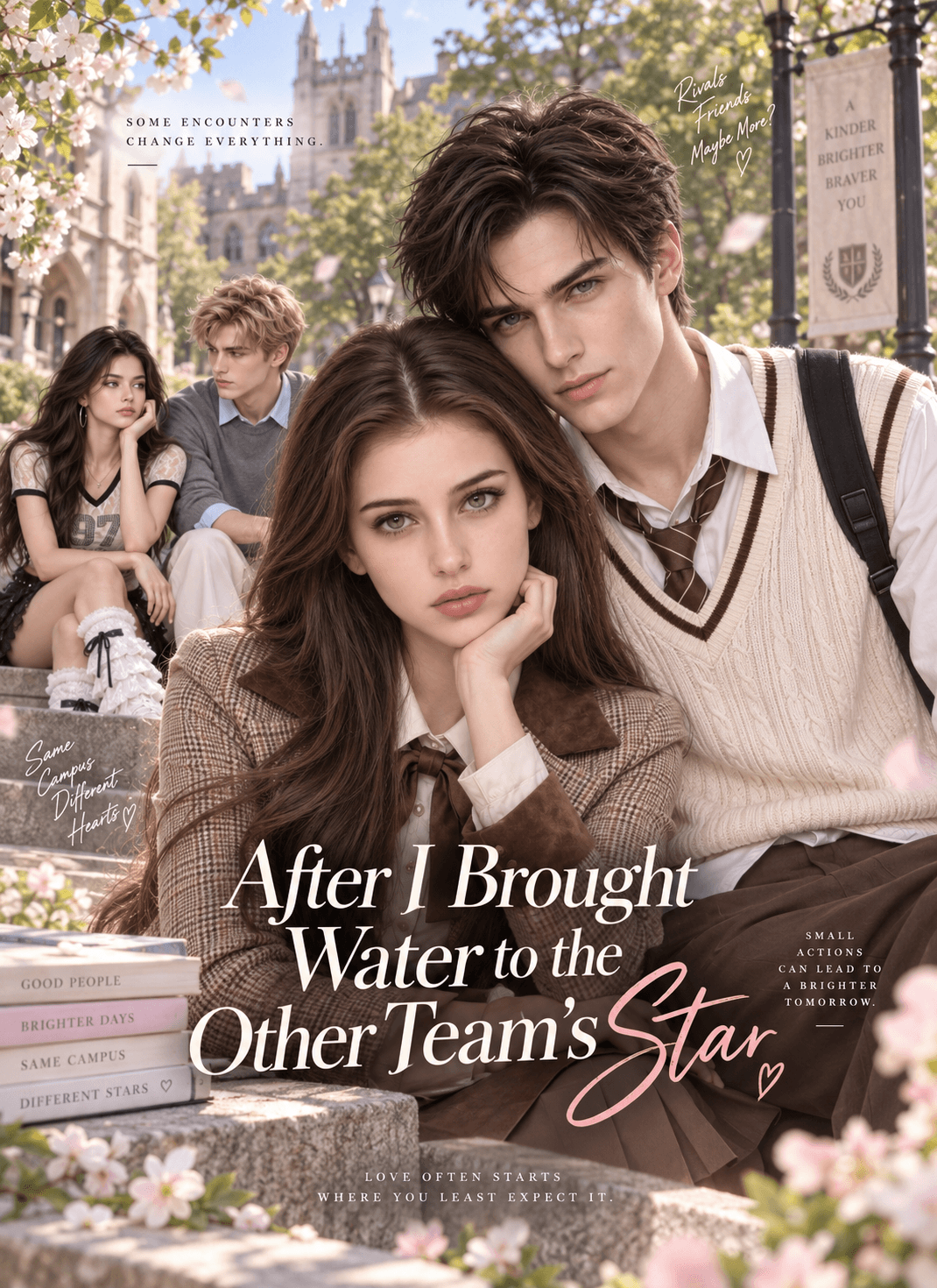 Official poster of After I Brought Water to the Other Team's Star, as shown on VibeShort