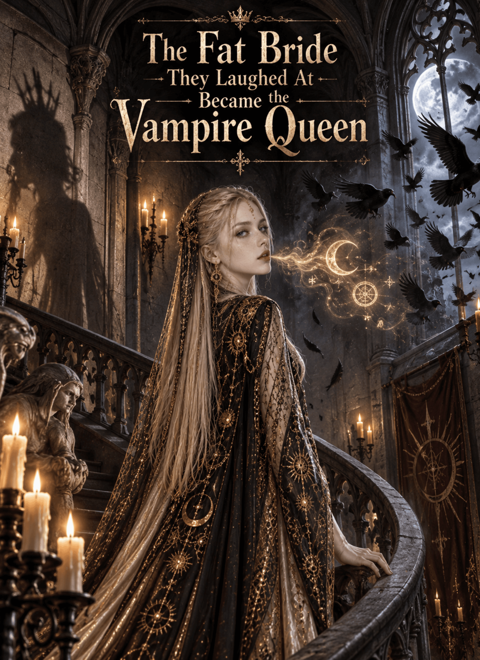 Official poster of The Fat Bride They Laughed At Became the Vampire Queen, as shown on VibeShort