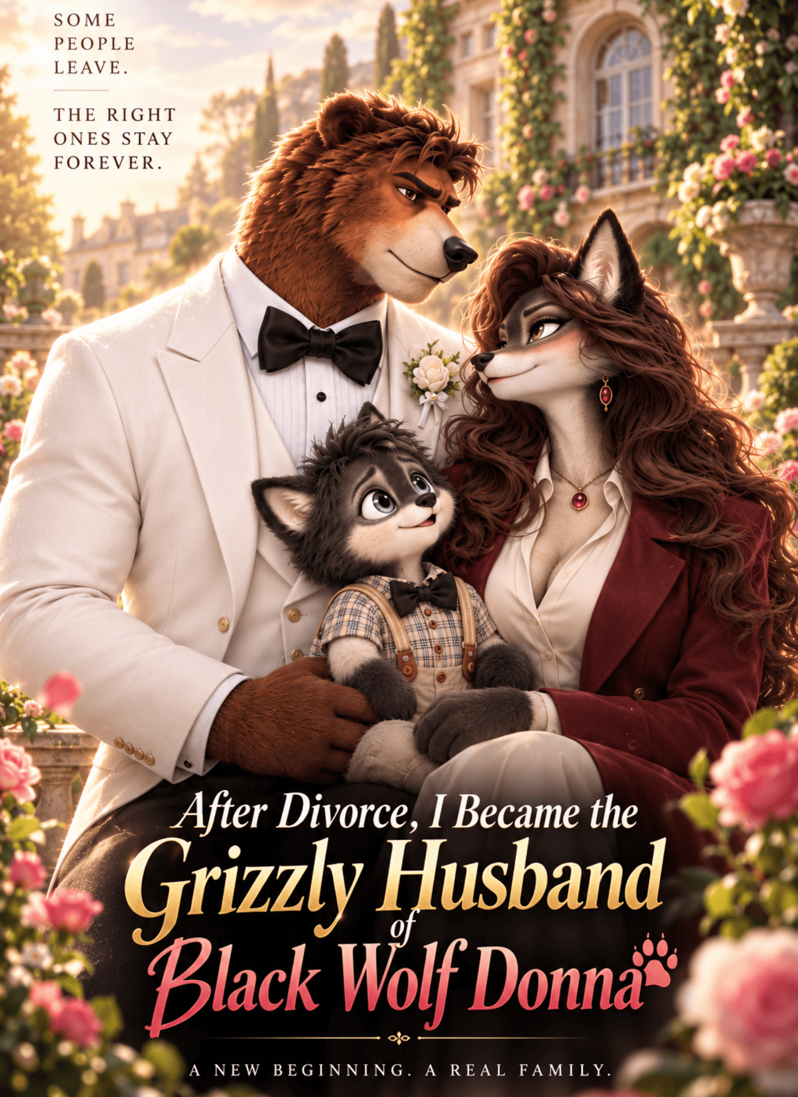 Poster of After Divorce, I Became the Grizzly Husband of Black Wolf Donna