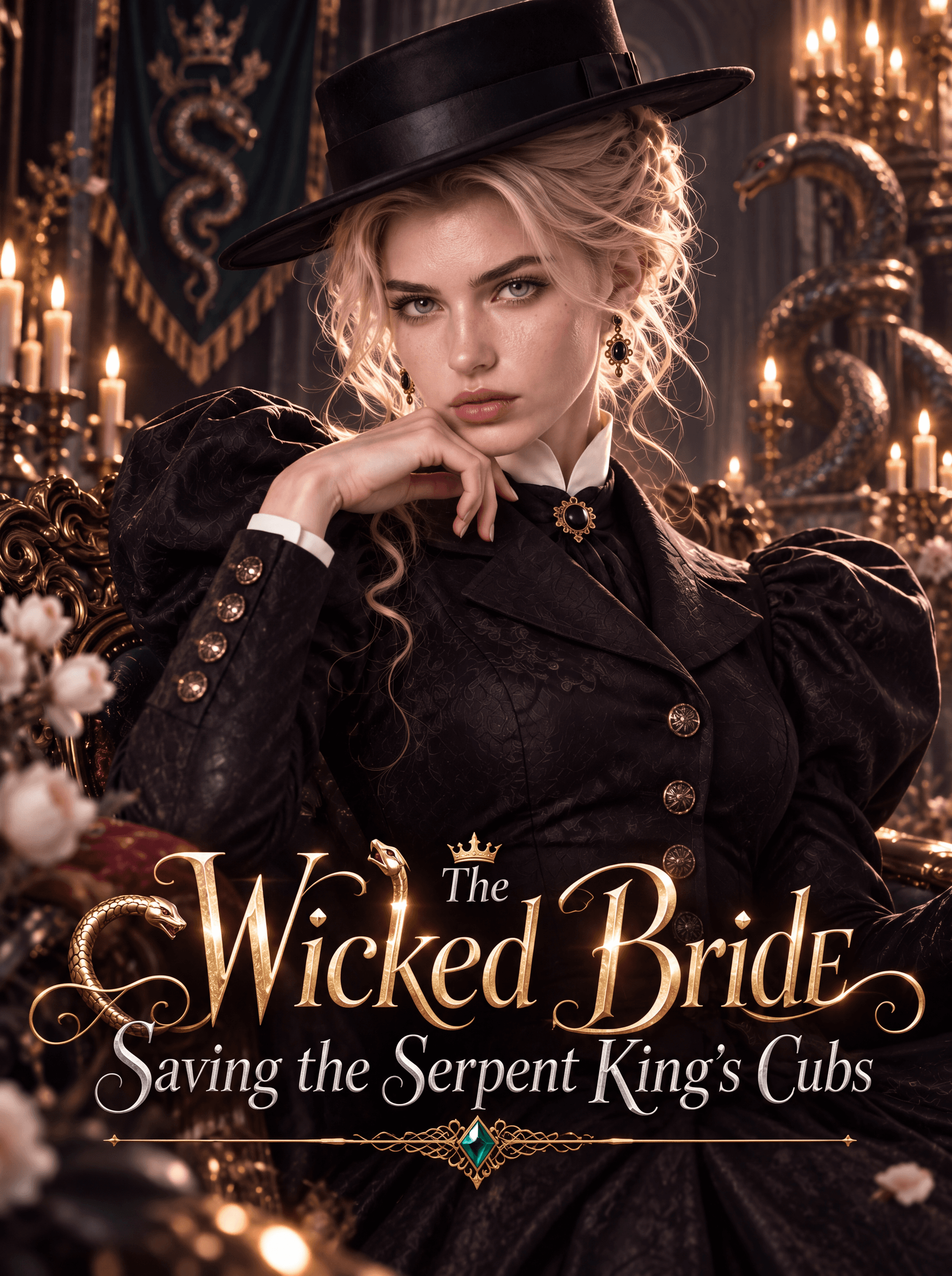 Official poster of The Wicked Bride Saving the Serpent King's Cubs, as shown on VibeShort