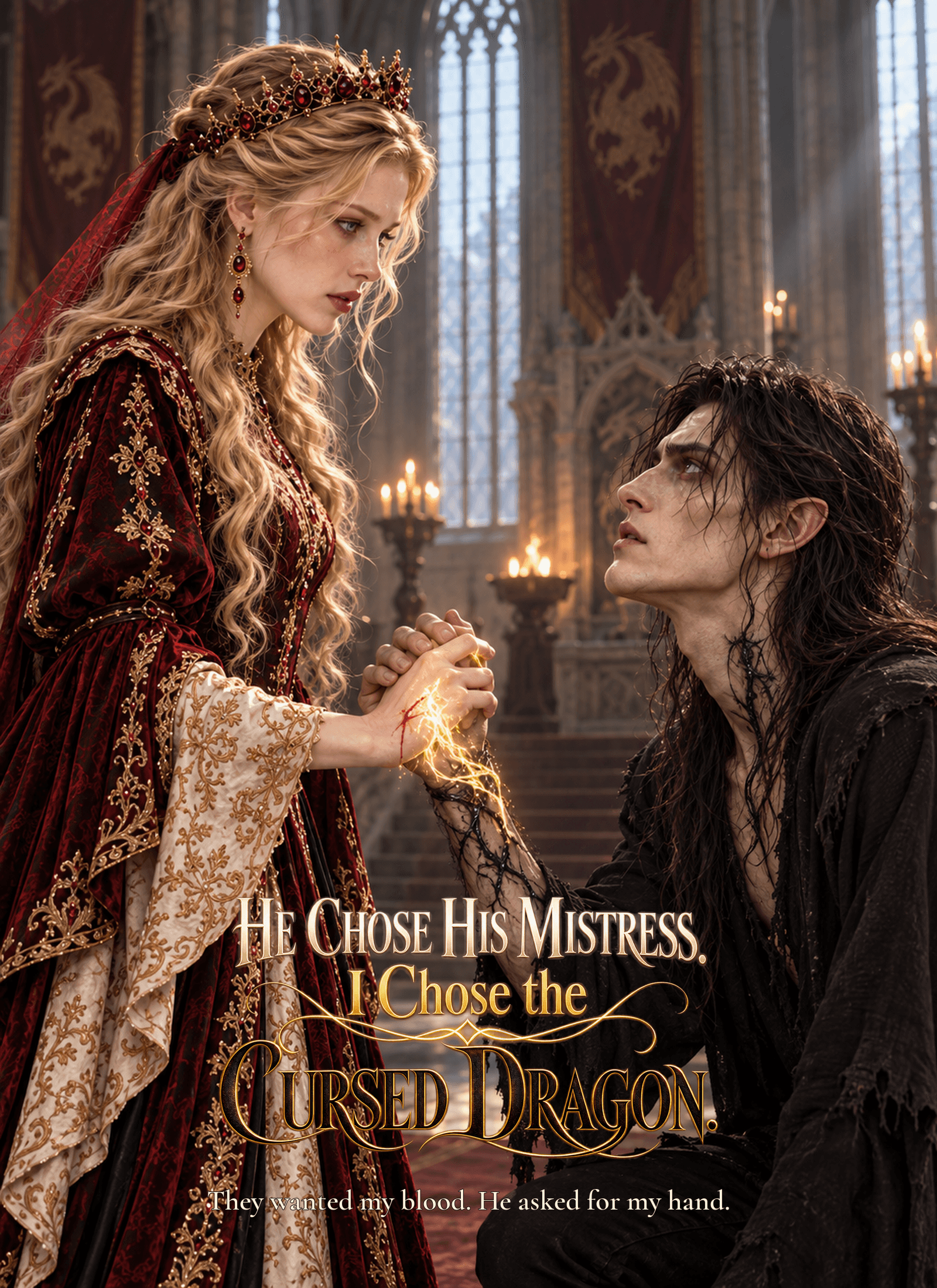 Poster of He Chose His Mistress. I Chose the Cursed Dragon.