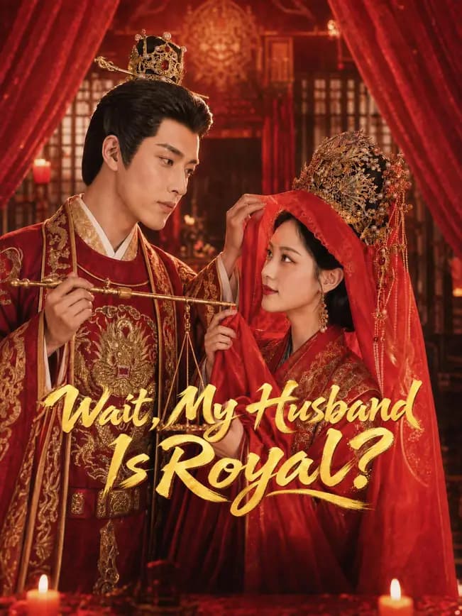 Official poster of Wait, My Husband Is Royal?, as shown on NetShort