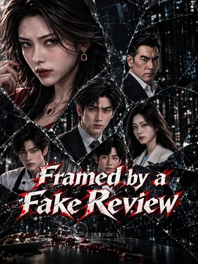 Official poster of Framed by a Fake Review, as shown on NetShort