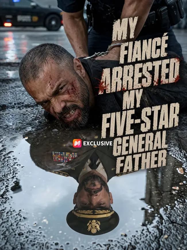 Official poster of My Fiancé Arrested My Five-Star General Father, as shown on NetShort