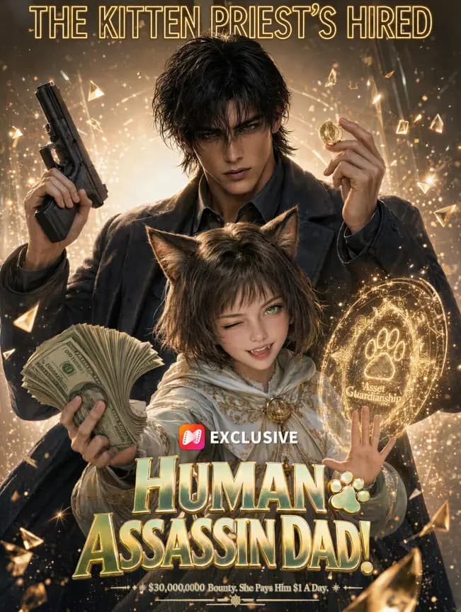 Official poster of The Kitten Priest’s Hired Human Assassin Dad, as shown on NetShort