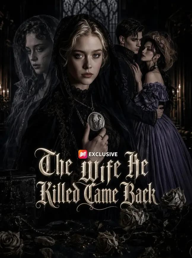 Official poster of The Wife He Killed Came Back, as shown on NetShort