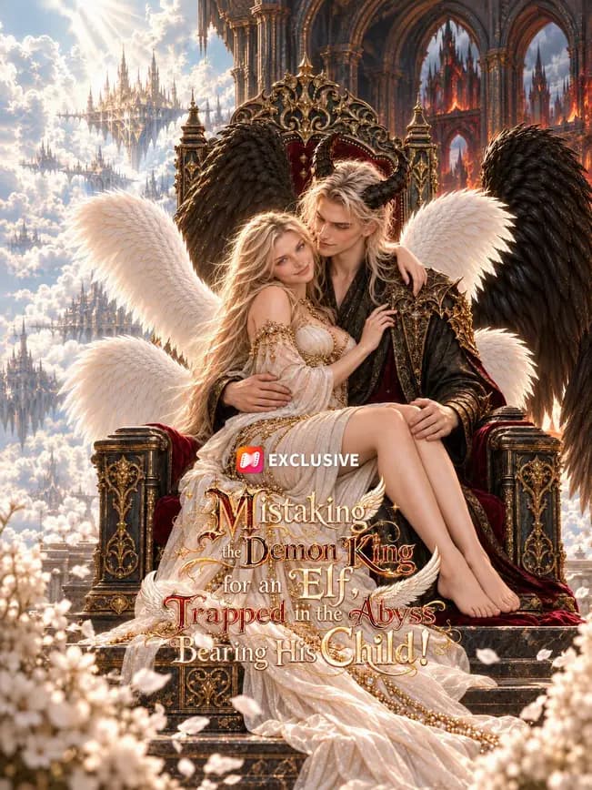 Official poster of Mistaking the Demon King for an Elf : Trapped in the Abyss Bearing His Child, as shown on NetShort