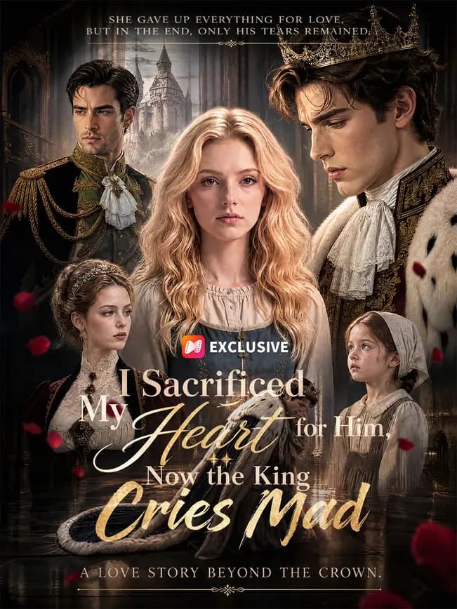 Official poster of I Sacrificed My Heart for Him, Now the King Cries Mad, as shown on NetShort