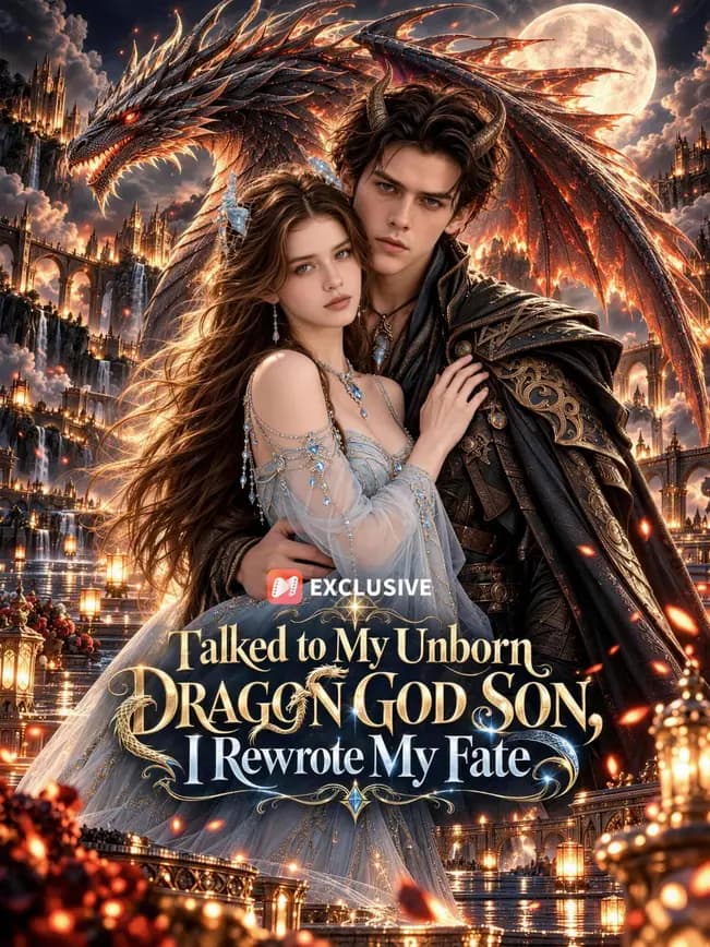 Official poster of Talked to My Unborn Dragon God Son, I Rewrote My Fate, as shown on NetShort