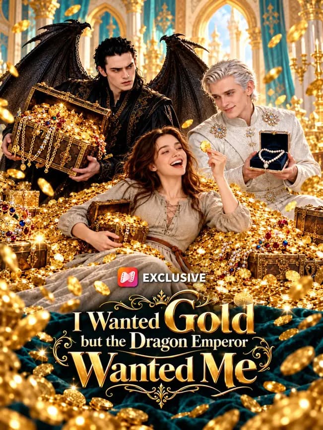 Official poster of I Wanted Gold but the Dragon Emperor Wanted Me, as shown on NetShort