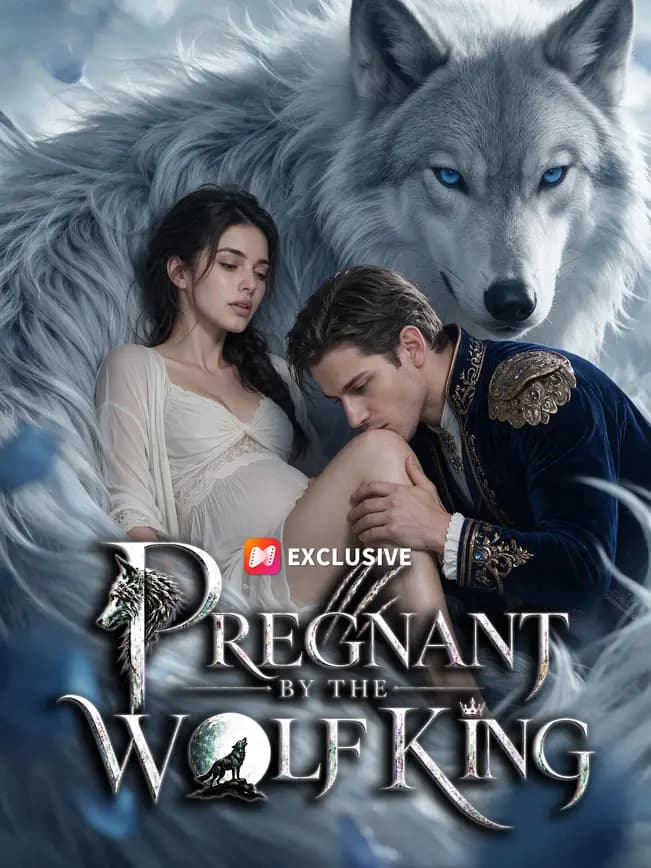 Official poster of Pregnant by the Wolf King, as shown on NetShort