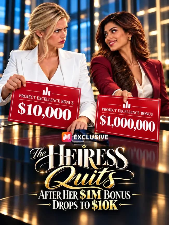 Official poster of The Heiress Quits After Her $1M Bonus Drops to $10K, as shown on NetShort