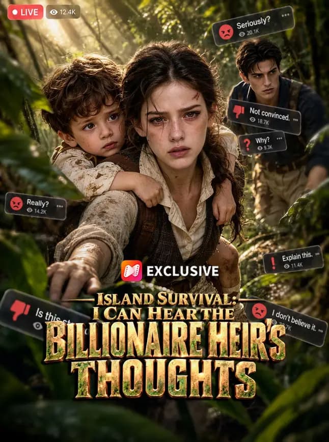 Official poster of Island Survival: I Can Hear the Billionaire Heir’s Thoughts, as shown on NetShort