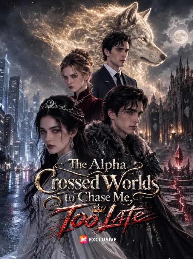 Official poster of The Alpha Crossed Worlds to Chase Me,Too Late, as shown on NetShort